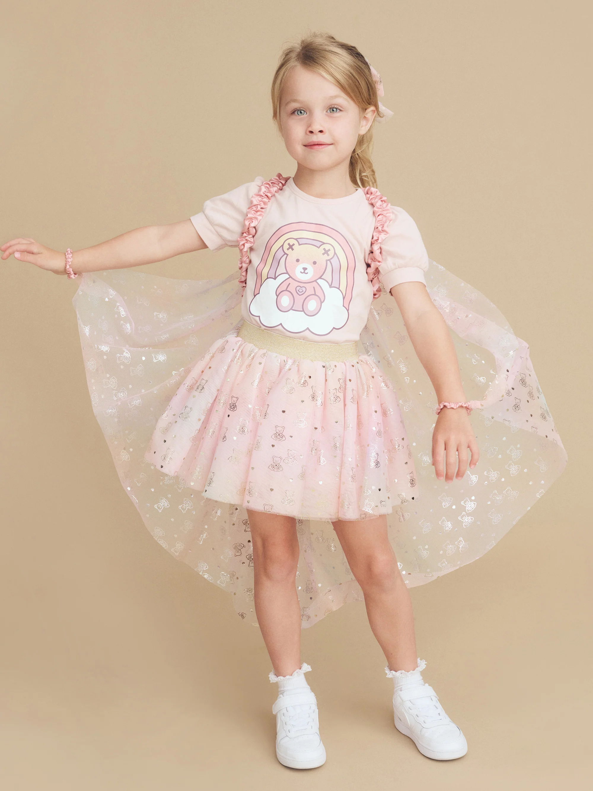 Huxbaby Cloud Bear Tulle Skirt - Image 4
