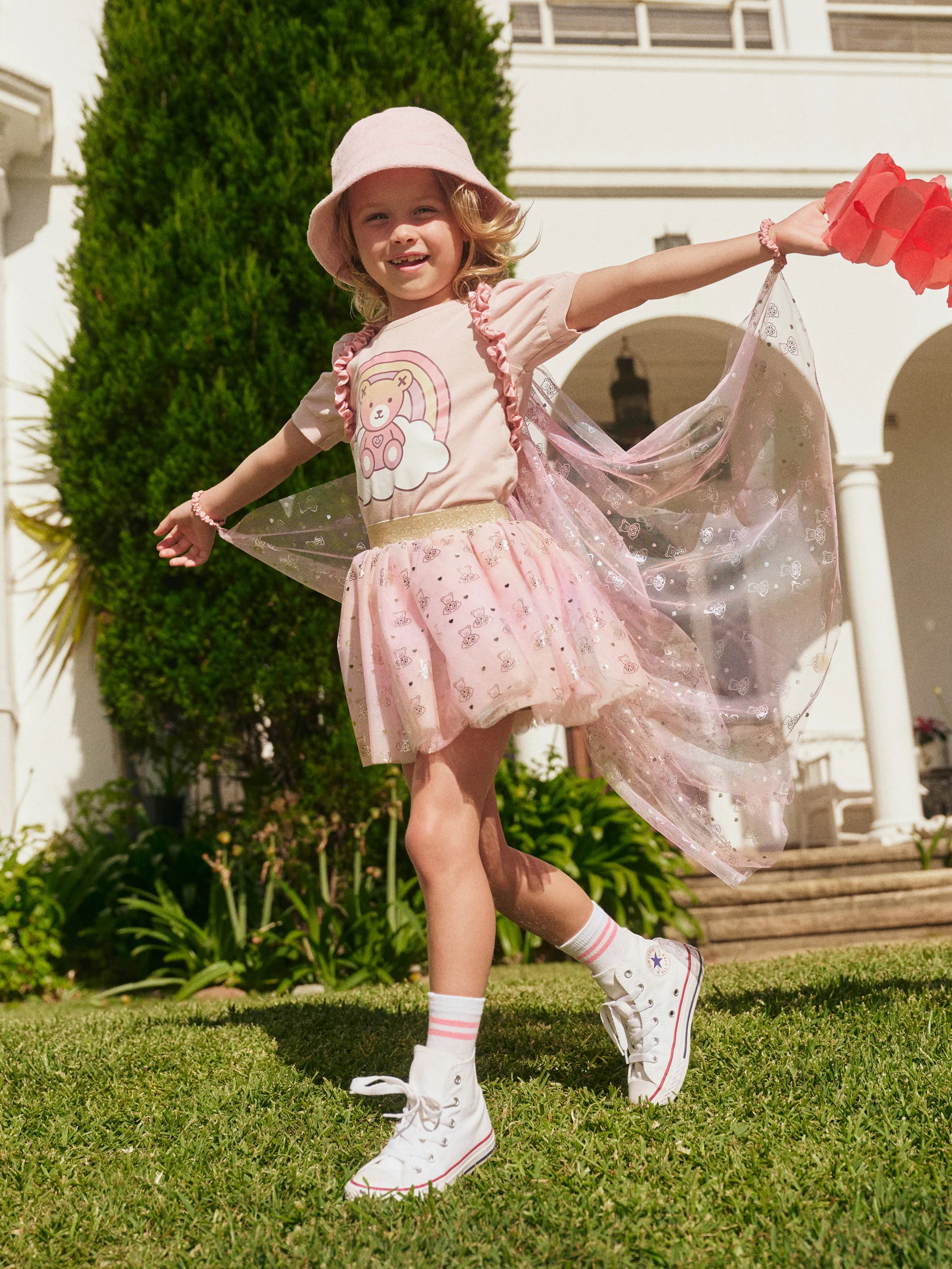 Huxbaby Cloud Bear Tulle Skirt - Image 5