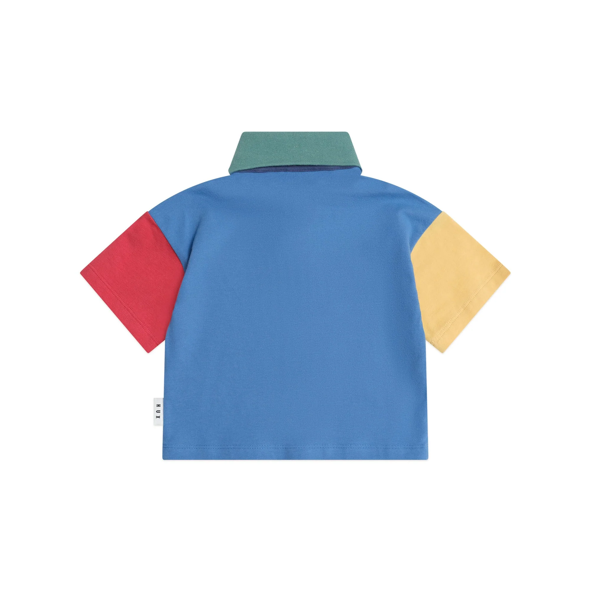 Huxbaby Colour Block Boxy Polo Tee - Image 7