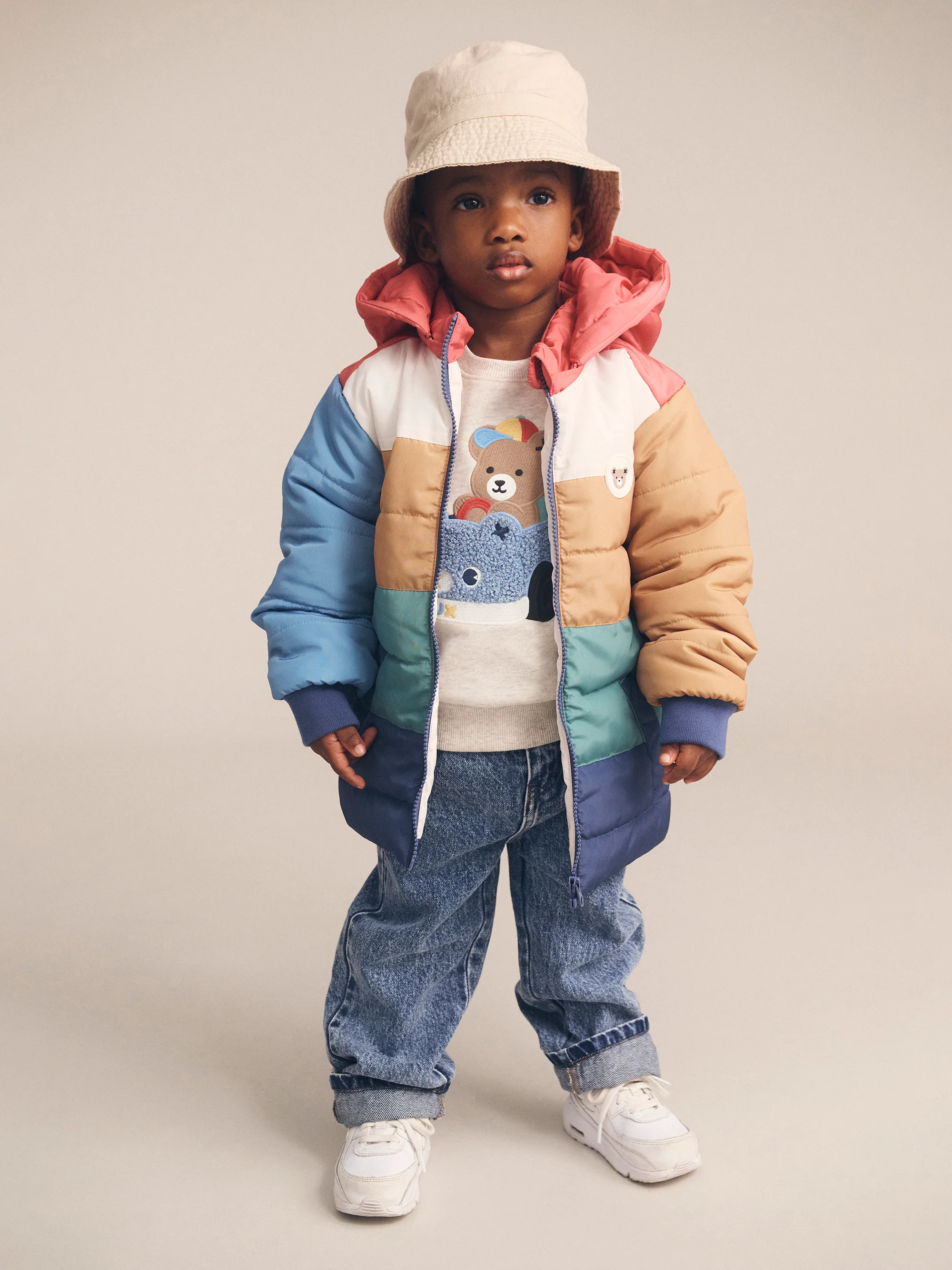Huxbaby Colour Block Parka - Image 3