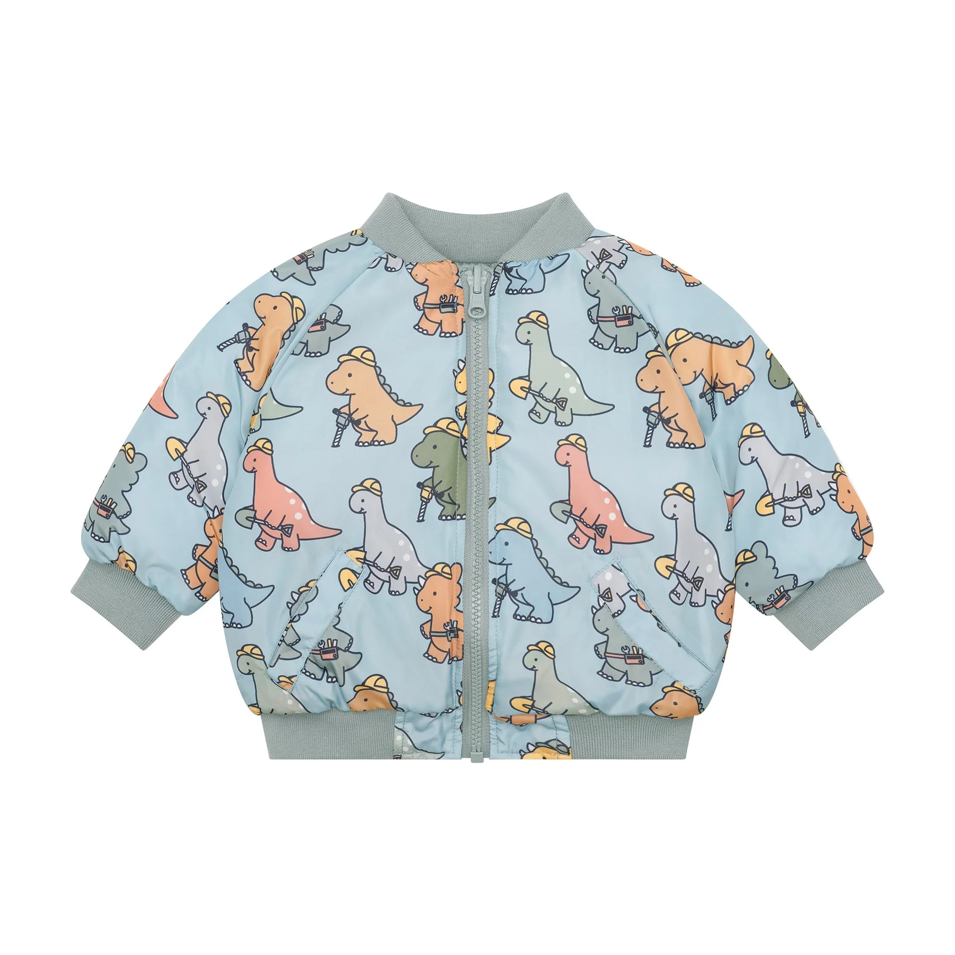 Construction Dinos Reversible Bomber - Mineral Green
