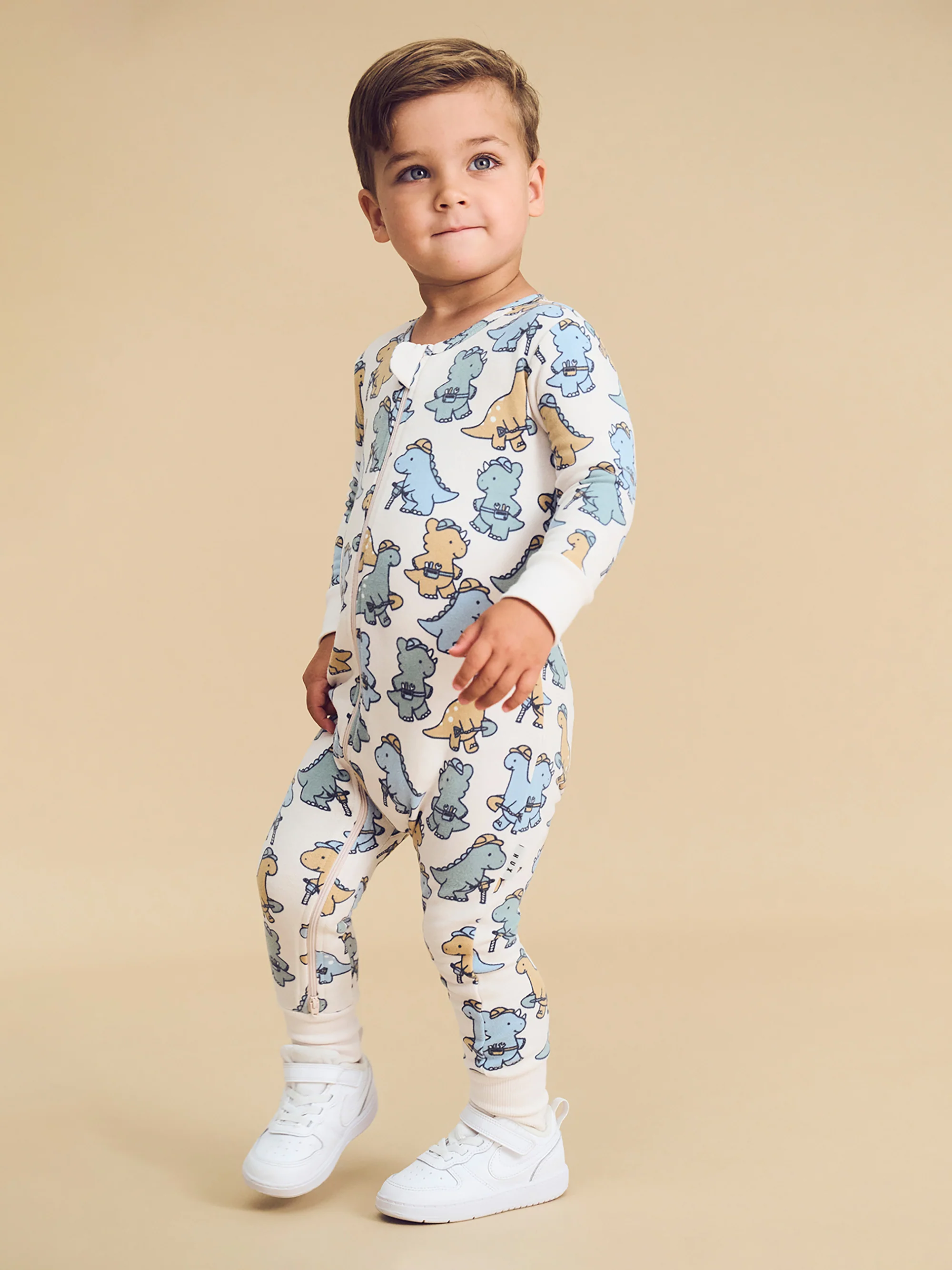 Construction Dinos Romper - Multi - Image 2