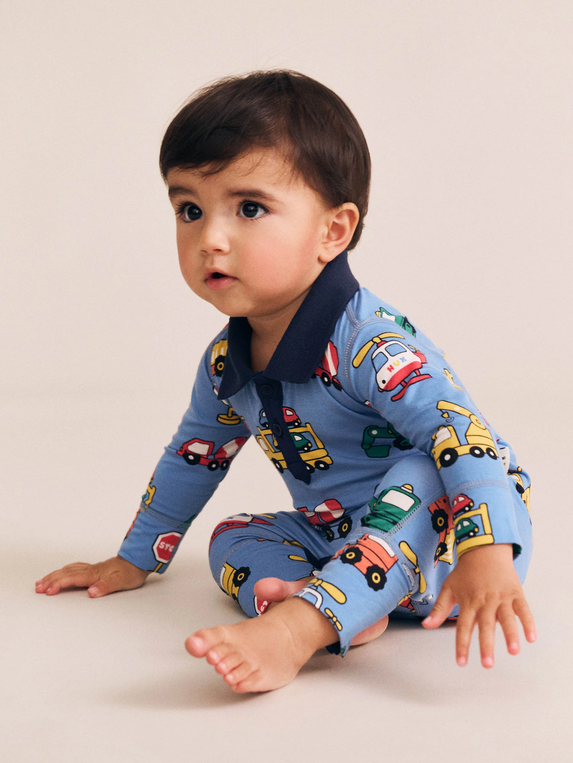 Construction Polo Romper - Image 3