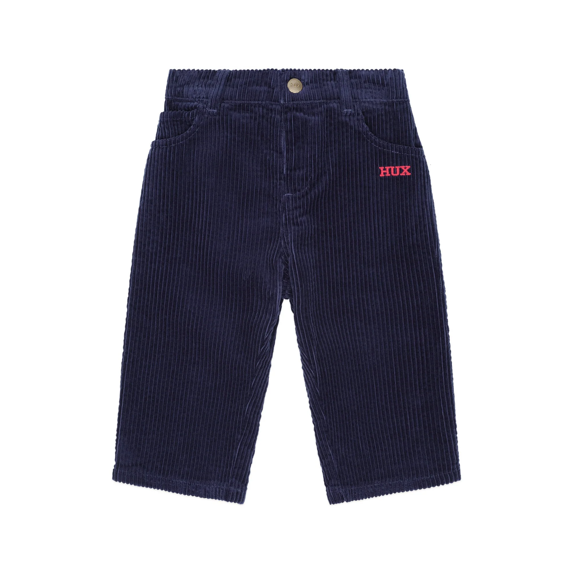 Cord Wide Leg Pant - Navy