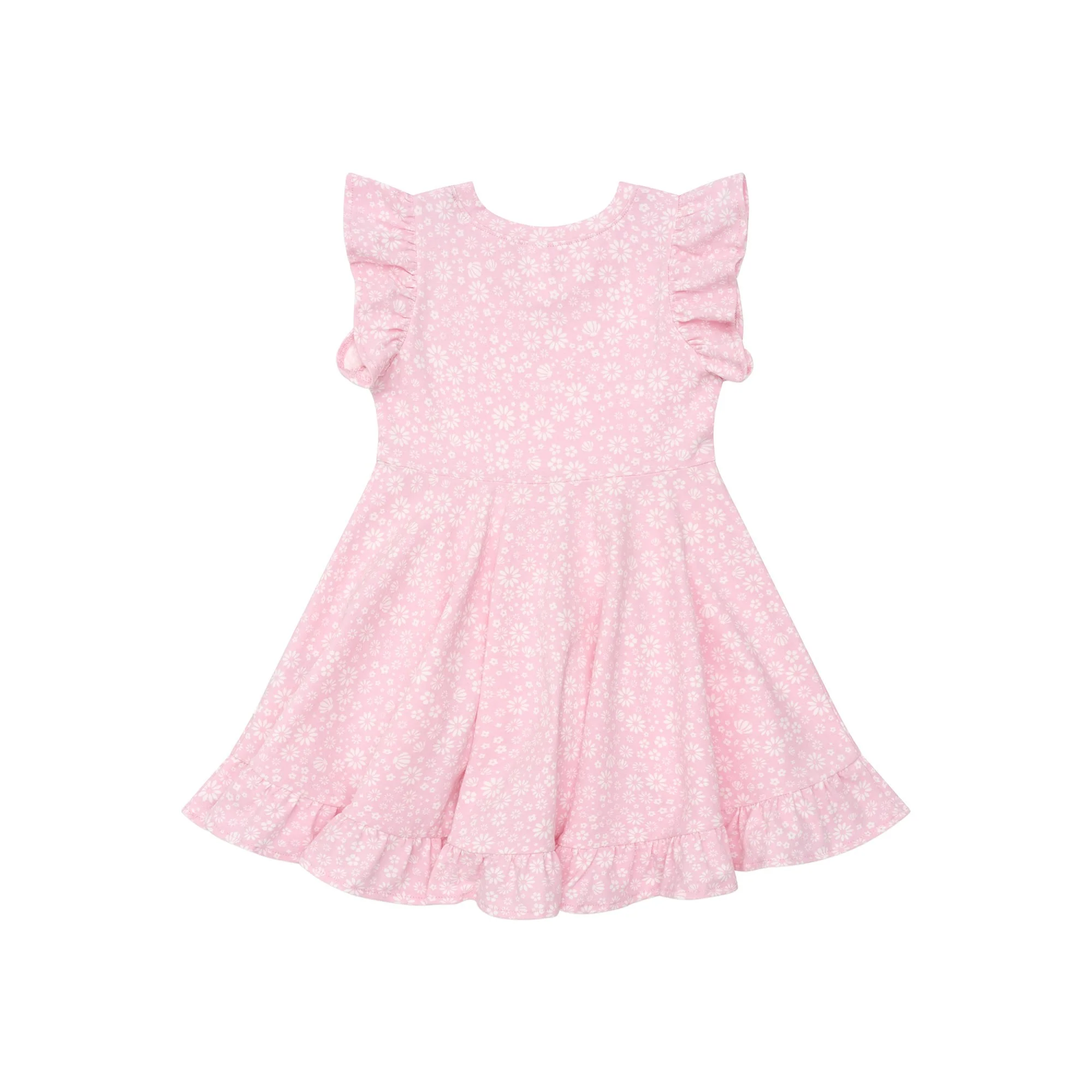 Daisy Seashell Frill Swing Dress - Lilac Mist - Image 3