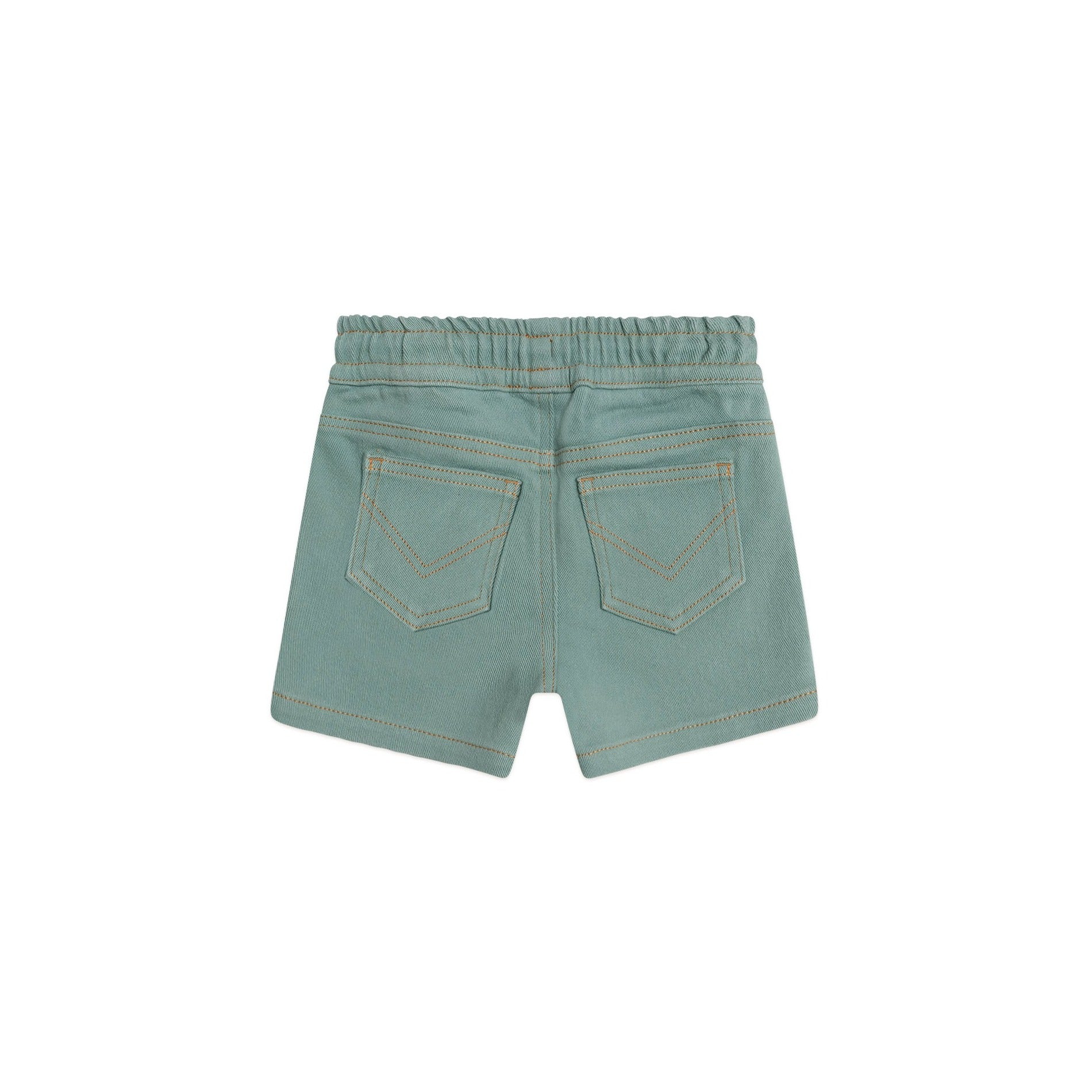 Denim Huxbear Shorts Green - Image 2