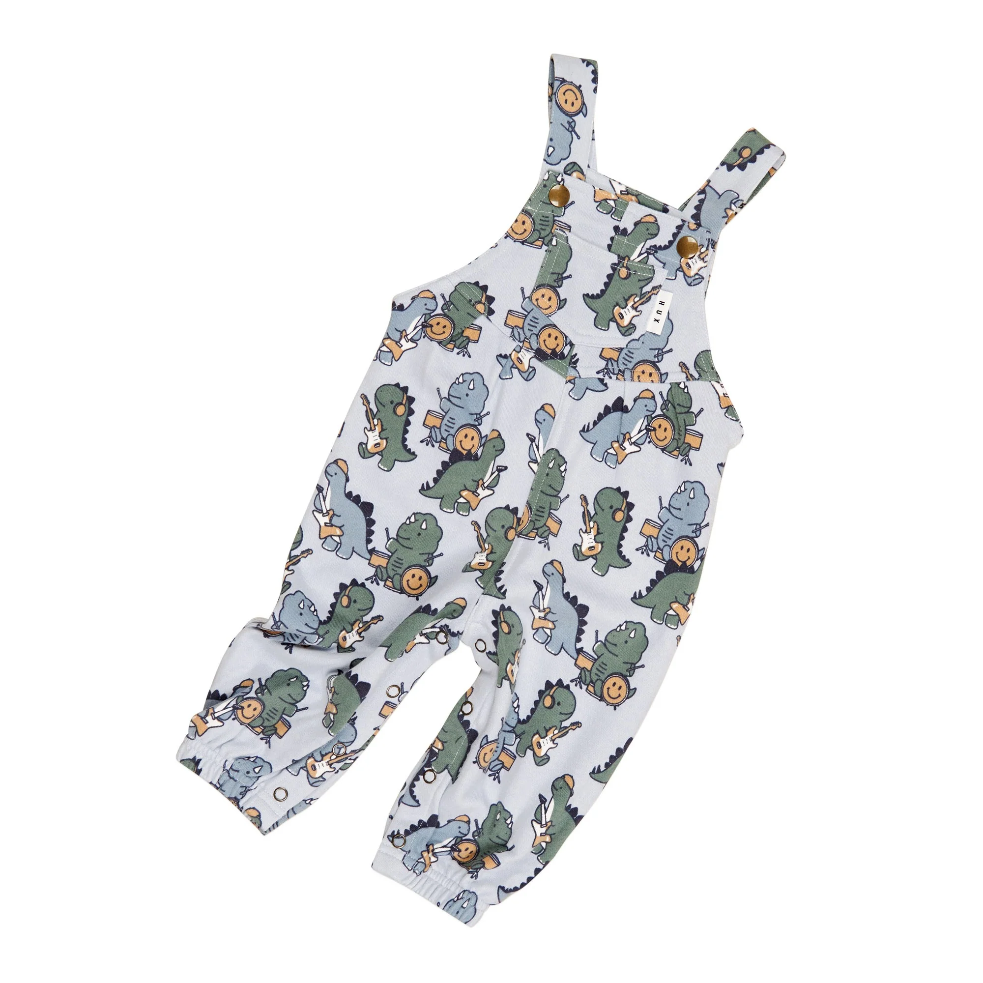 Dino Band Overall - Slate - Image 4