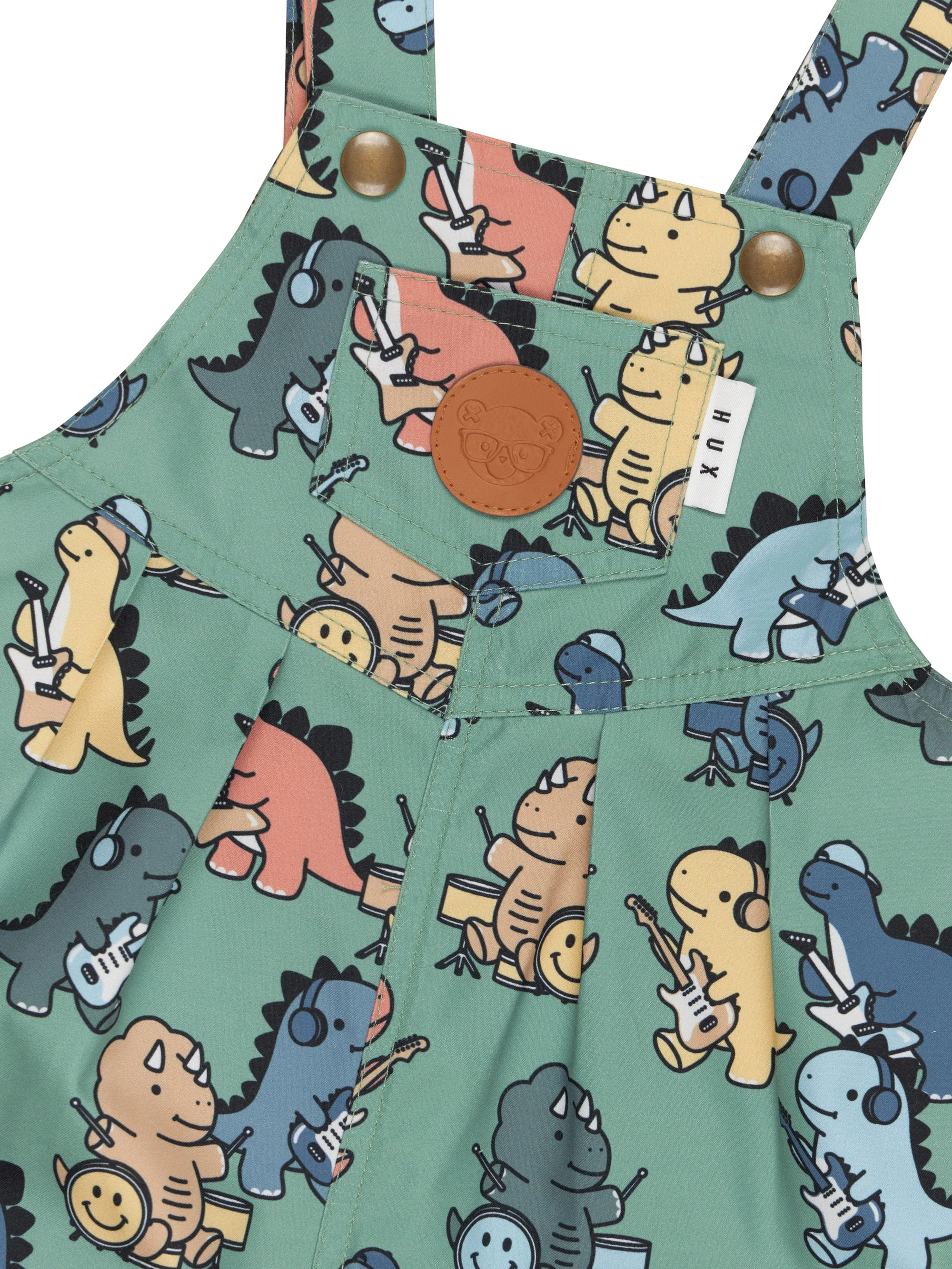 Dino Band Puddle Suit - Winter Green - Image 3