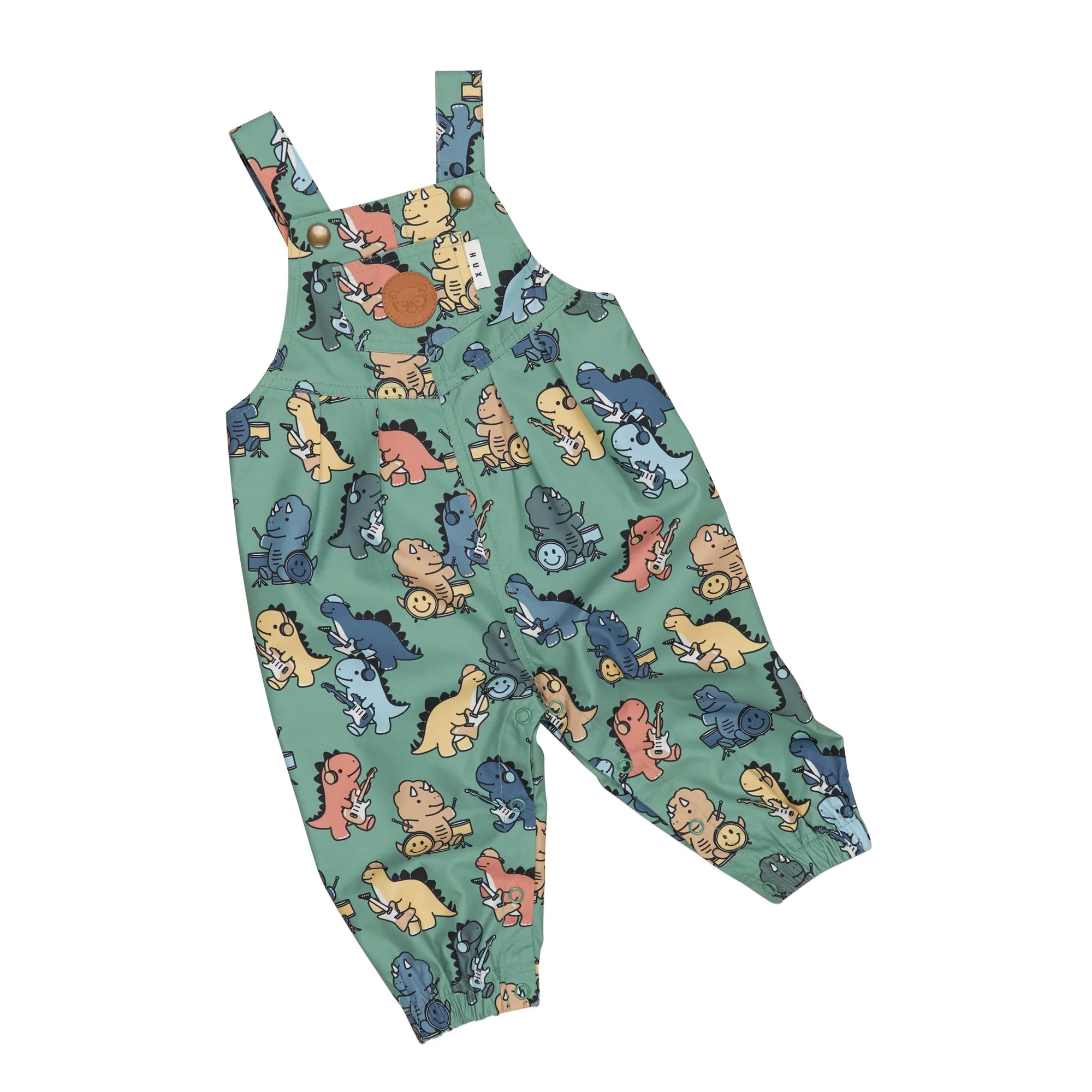 Dino Band Puddle Suit - Winter Green - Image 5