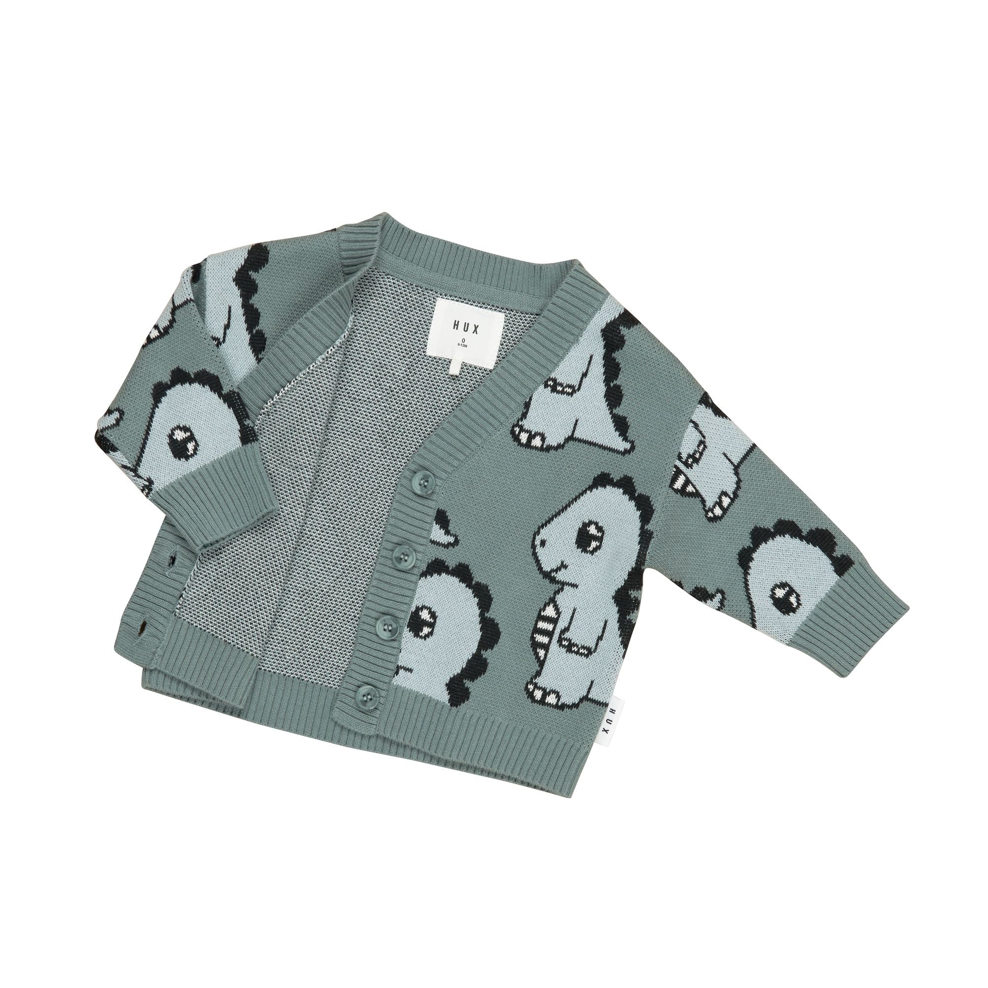 Huxbaby Dino Boxy Cardi - Image 3
