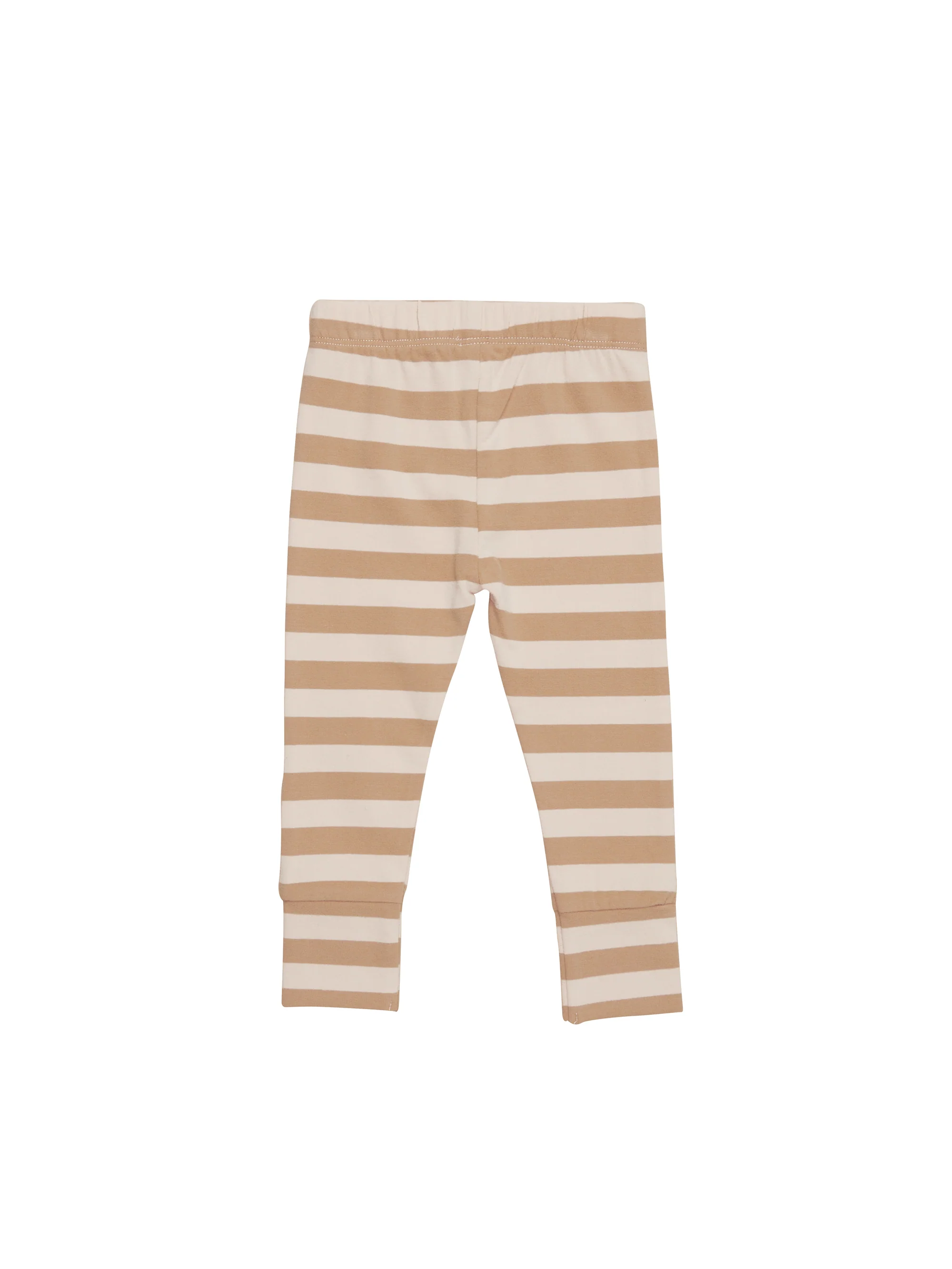 Huxbaby Dino Knee Stripe Legging - Biscuit + Wheat - Image 6