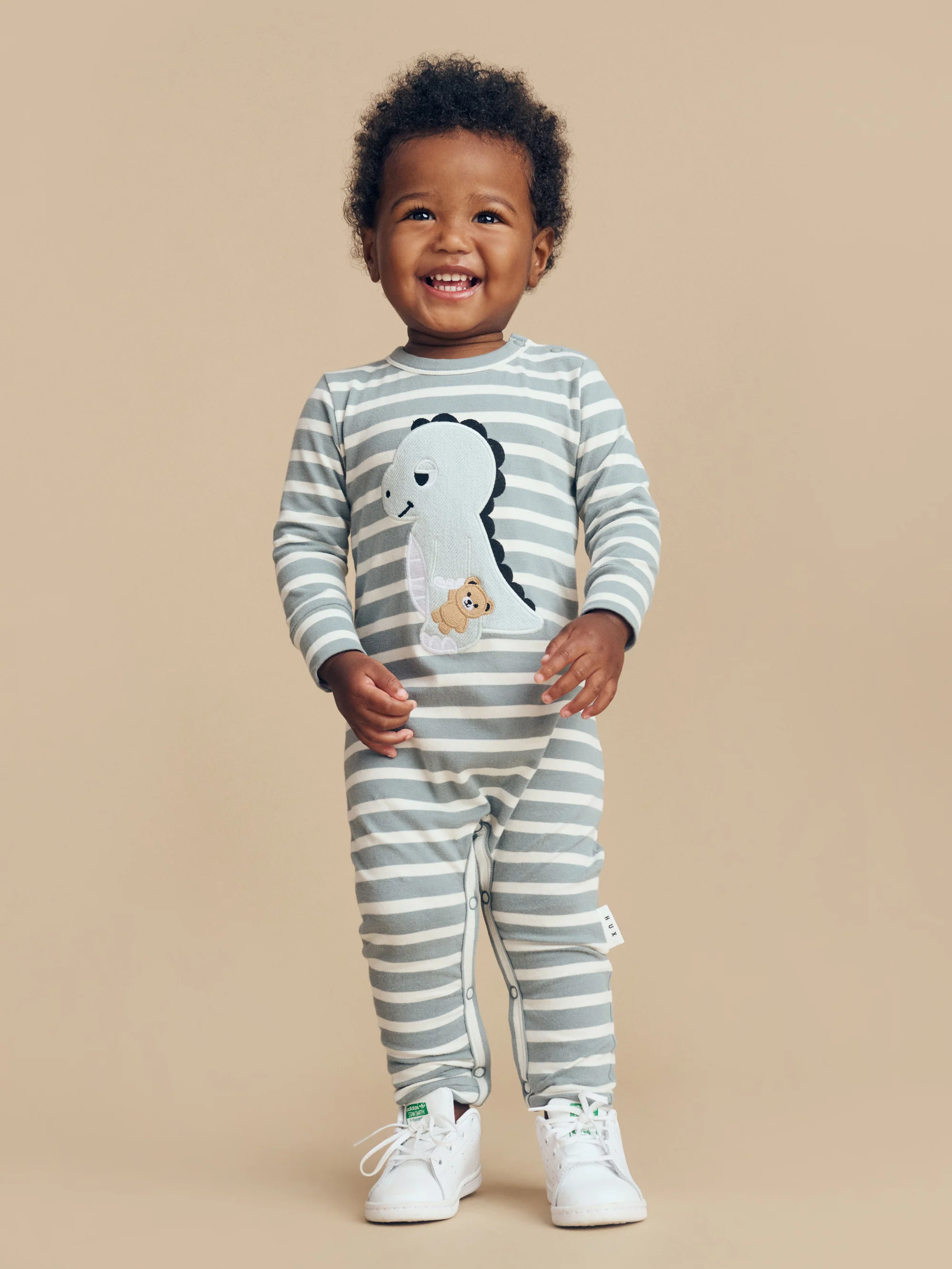 Dino Stripe Romper - Image 2