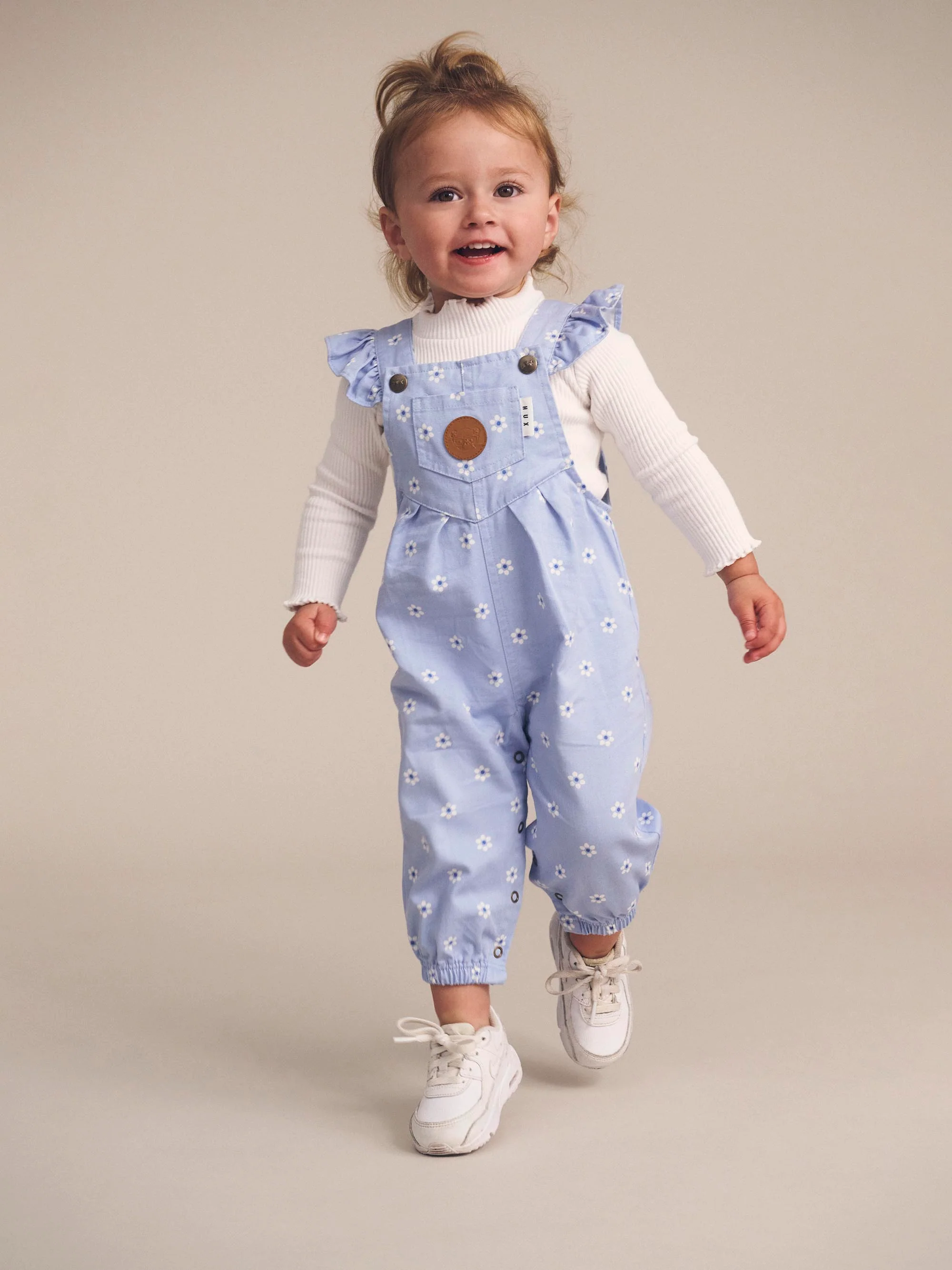 Huxbaby Ditsy Floral Frill Overall - Image 3