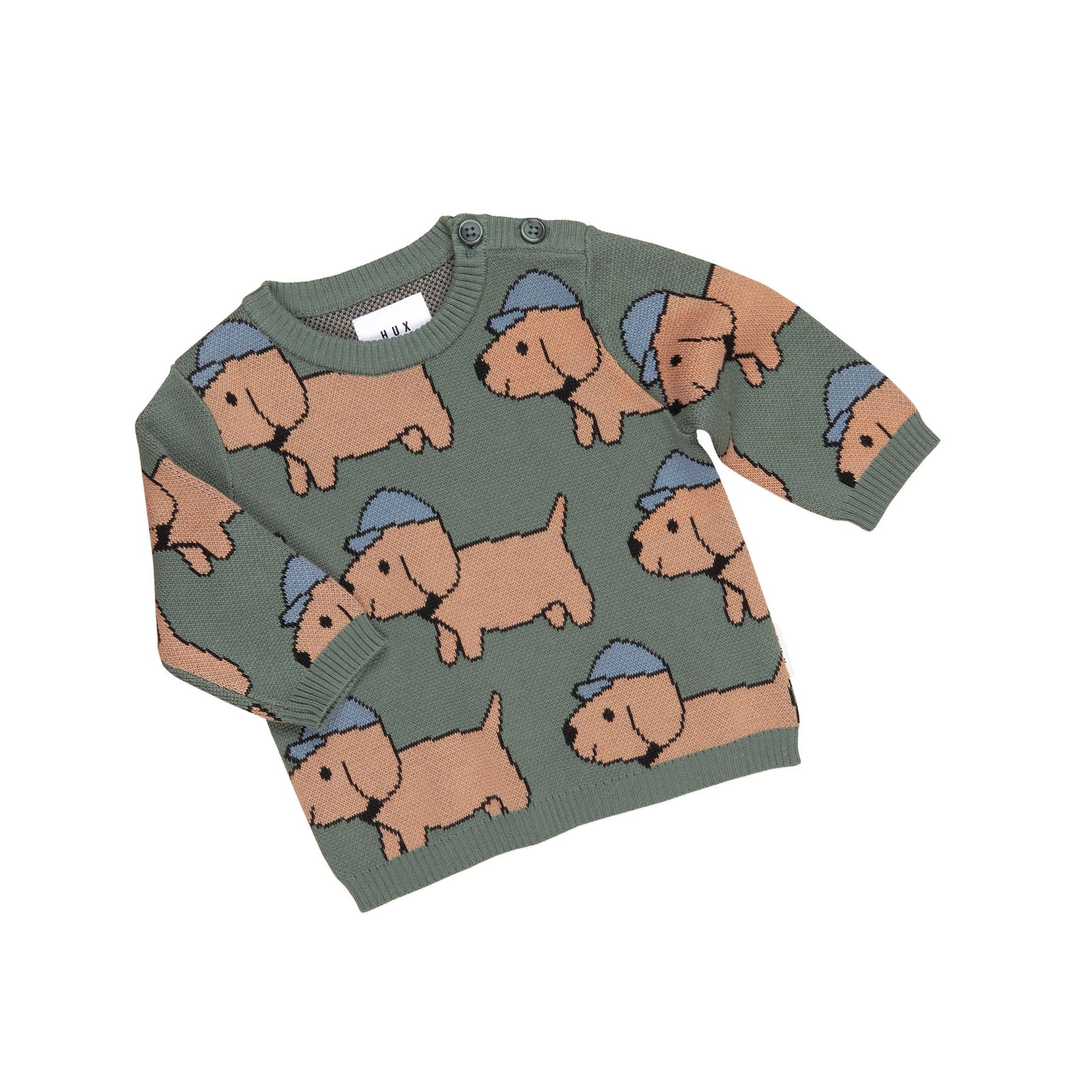 Dog Knit Jumper - Light Spruce - Image 4