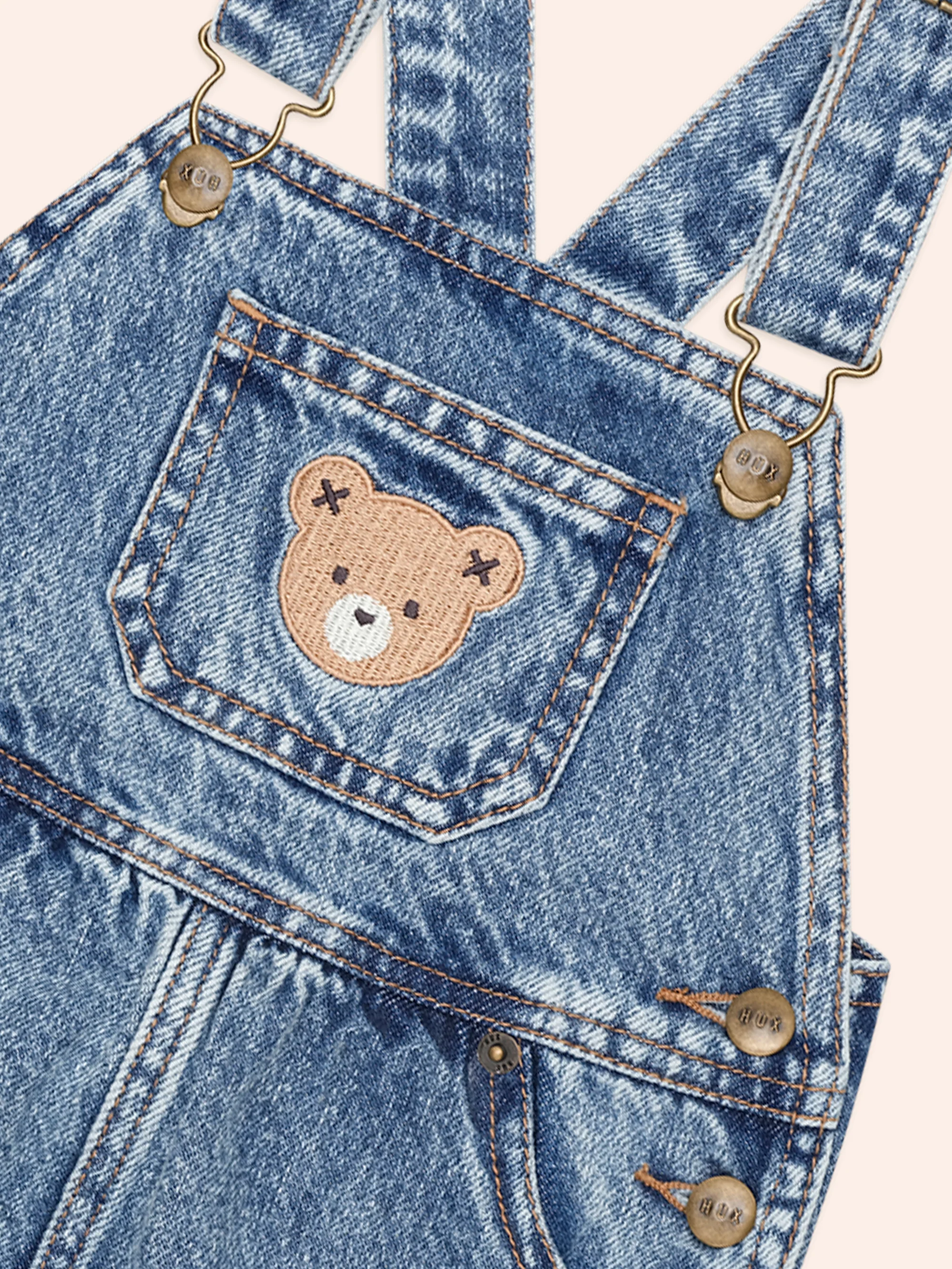 Huxbaby Dreamy Denim Overalls - Image 6