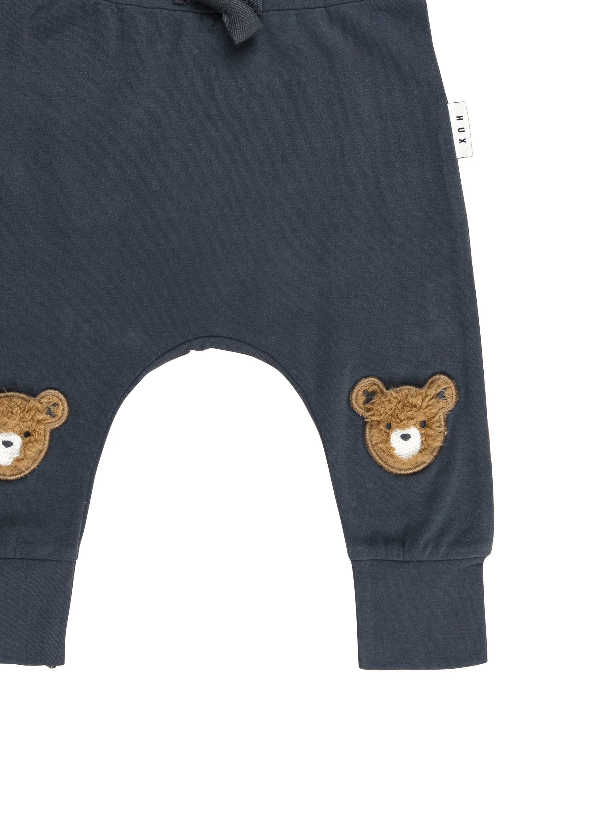 Huxbaby Drop Crotch Pant Huxbear Knee - Ink - Image 5