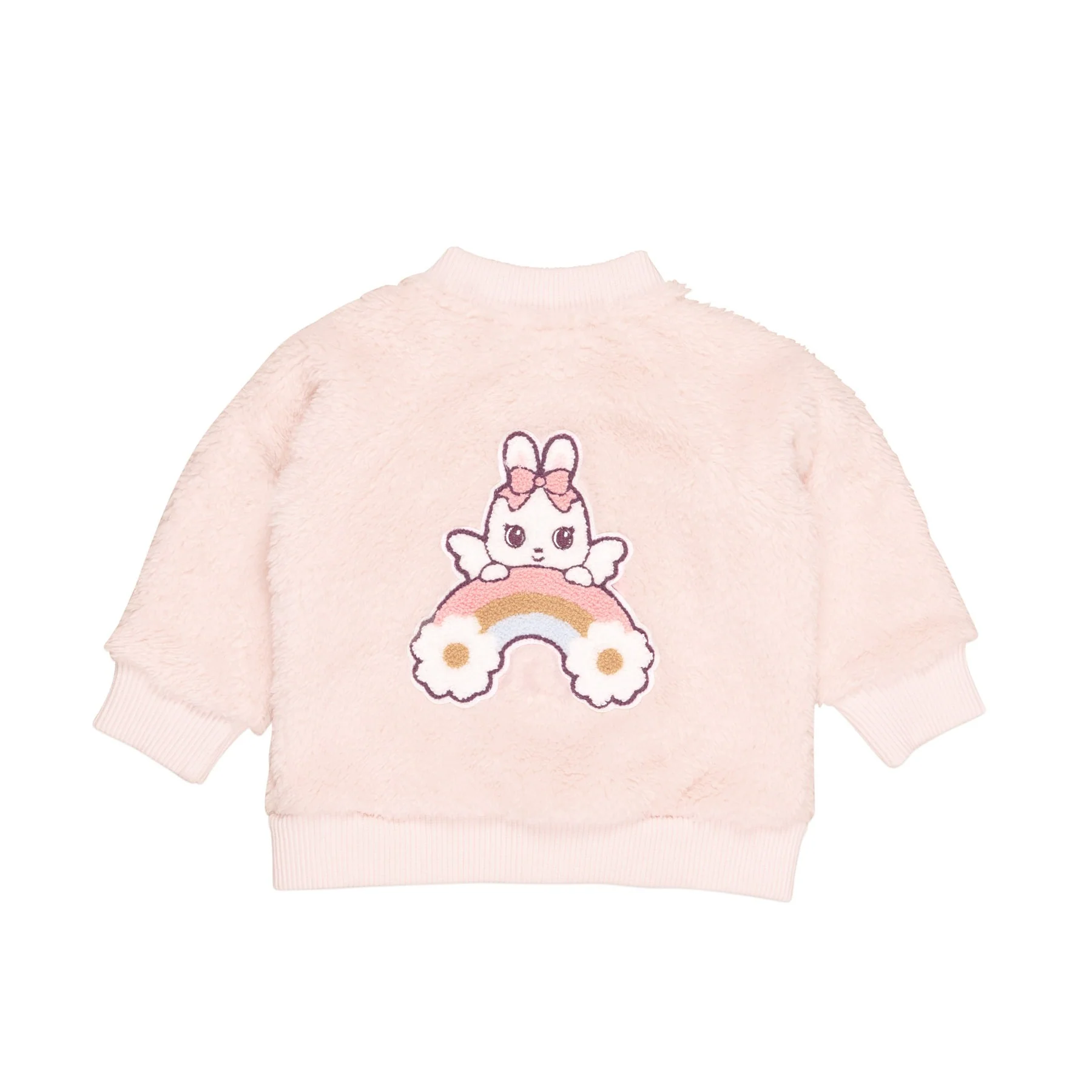 Fairy Bunny Fur Jacket - Pink Pearl - Image 5