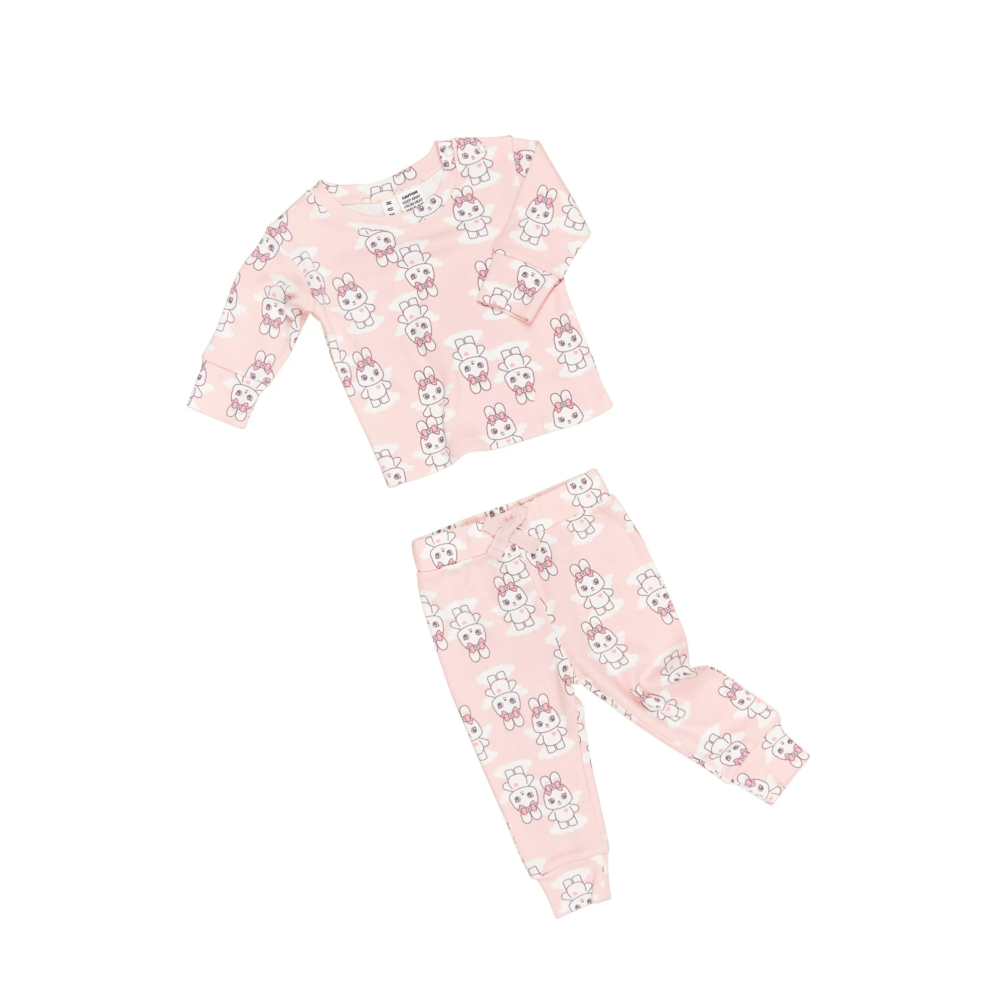 Fairy Bunny Pj Set - Rosebud - Image 3