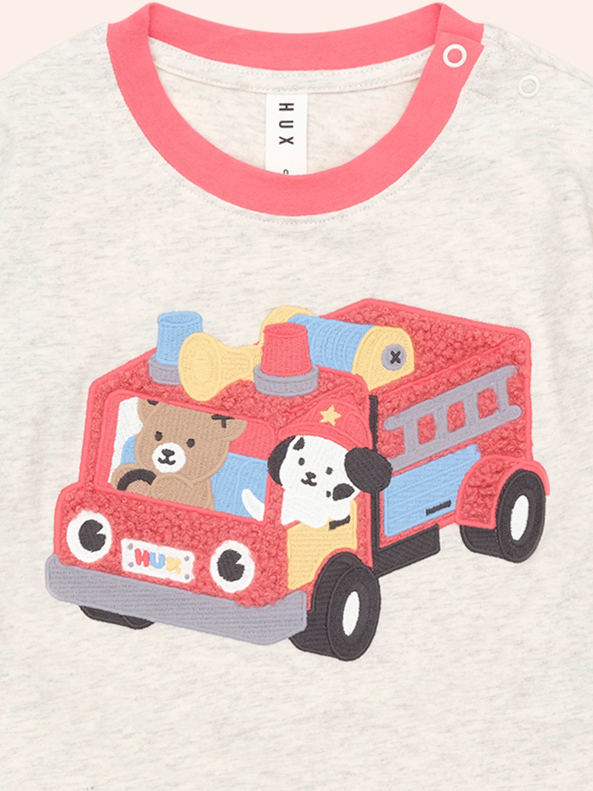 Huxbaby Firetruck Hux T-Shirt - Image 4