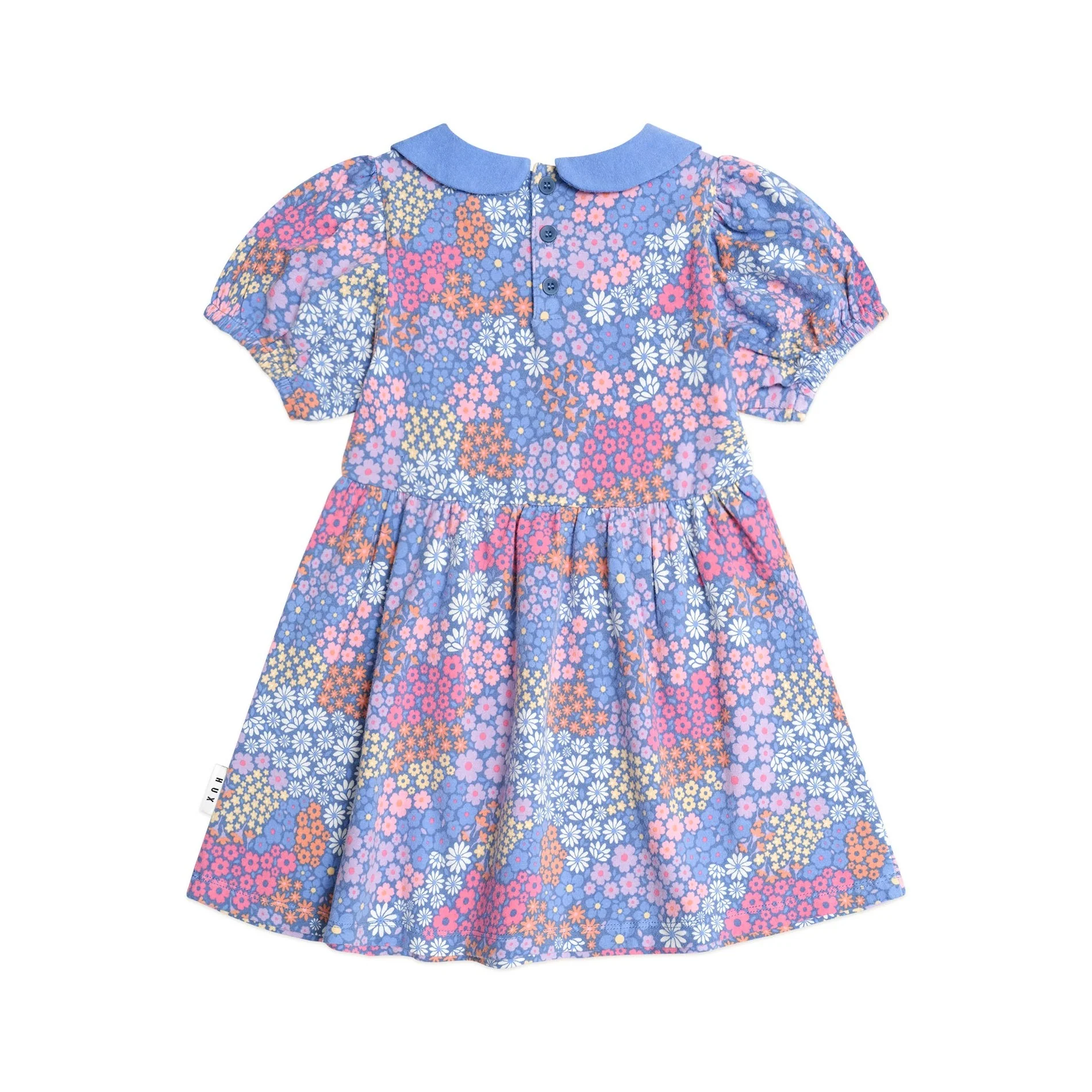 Floral Bloom Puff Sleeve Dress - Image 3