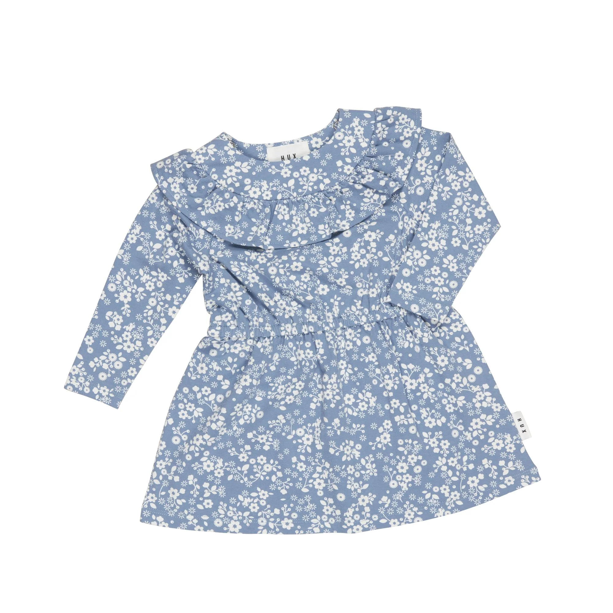Floral Lake Frill Neck Dress - Image 3