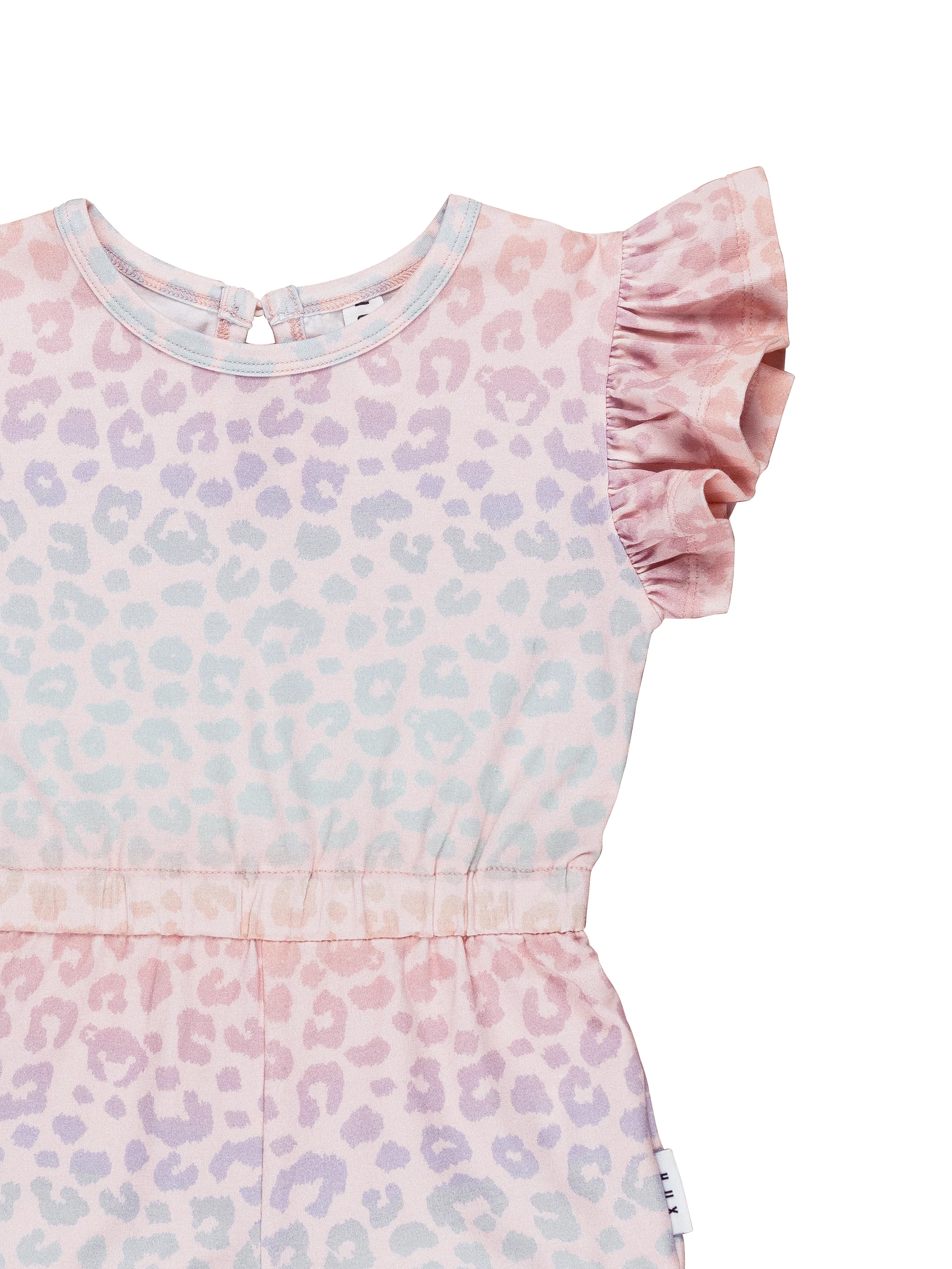 Huxbaby Frill Playsuit - Rainbow Hidden Hux Print - Image 4