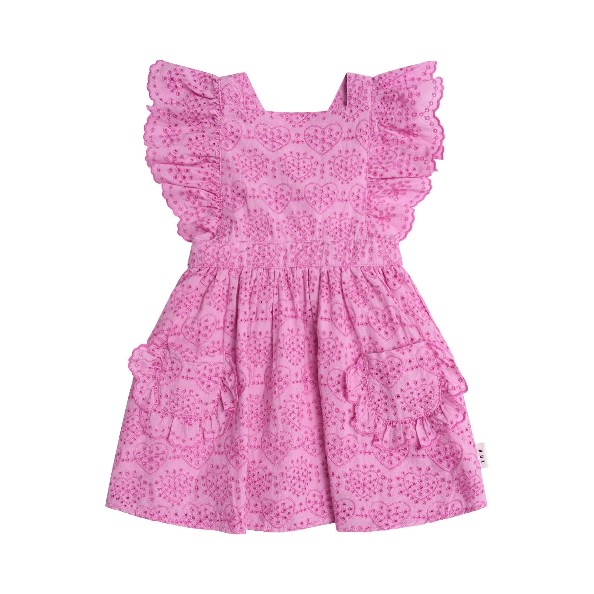 Frilly Broderie Pinafore Dress