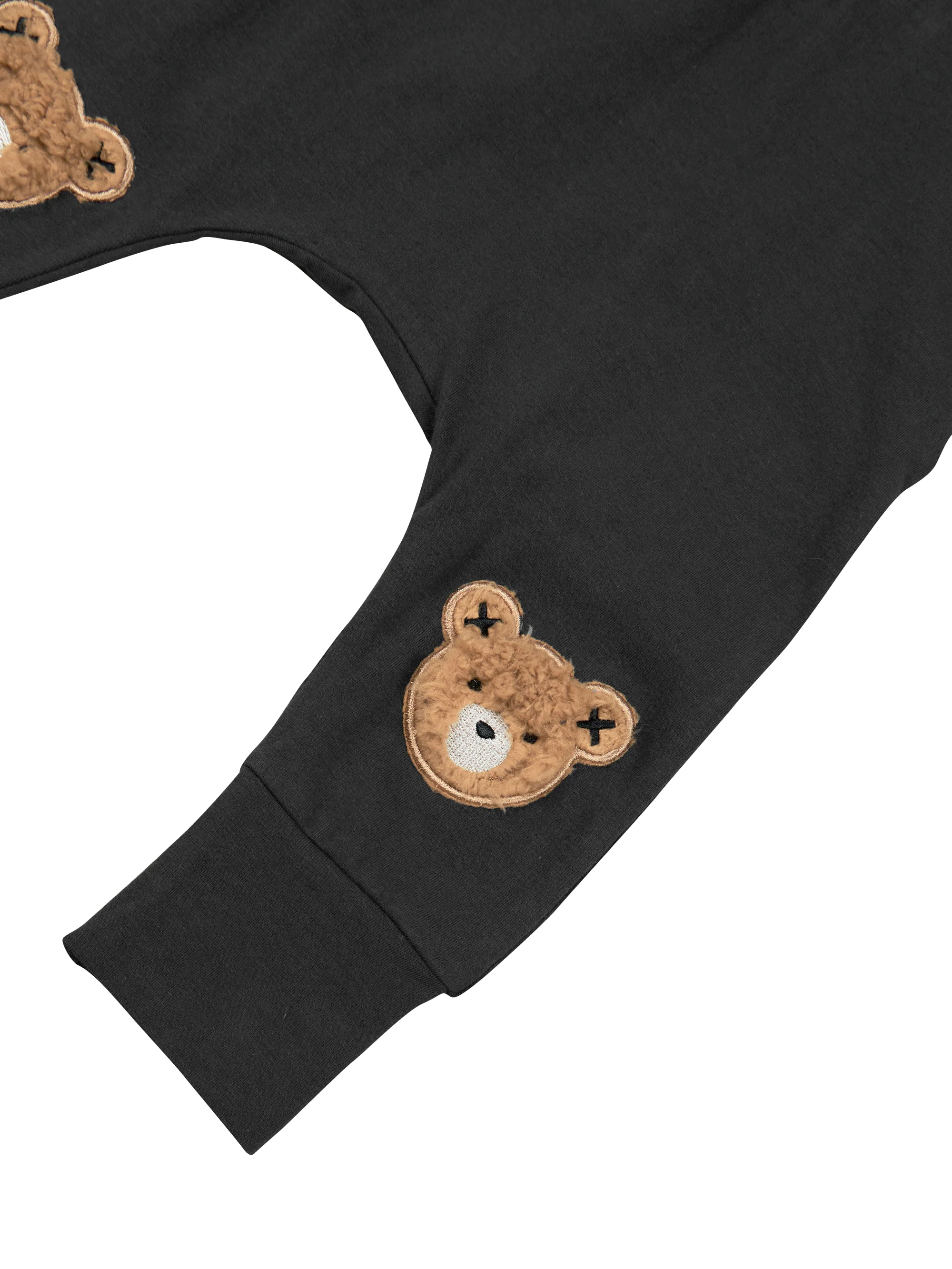 Fur Hux  Drop Crotch Pant - Soft Black - Image 4