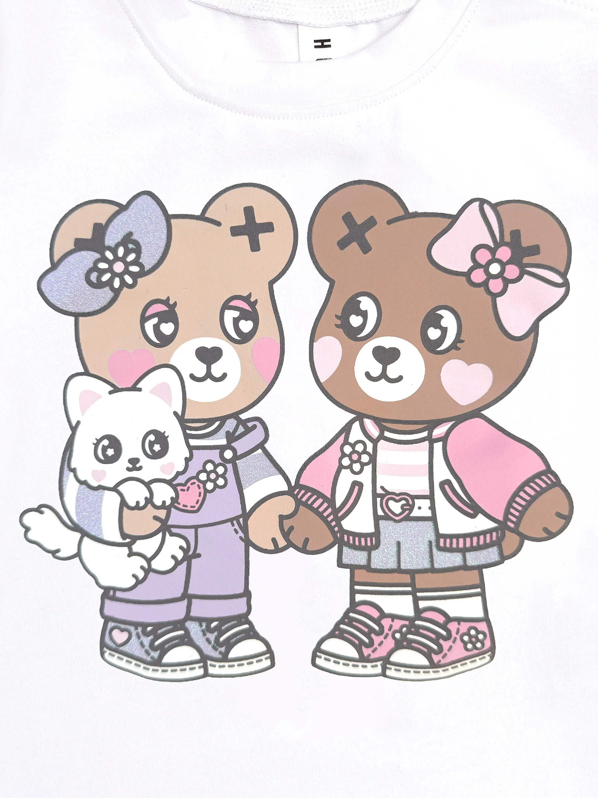 Furever Friends T-Shirt - White - Image 4
