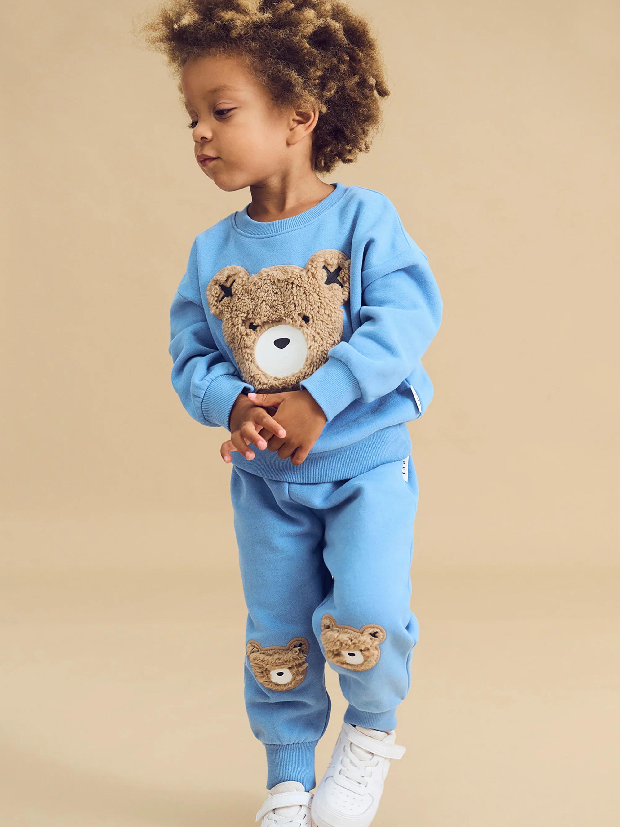 Furry Hux Trackies - Bright Blue - Image 2