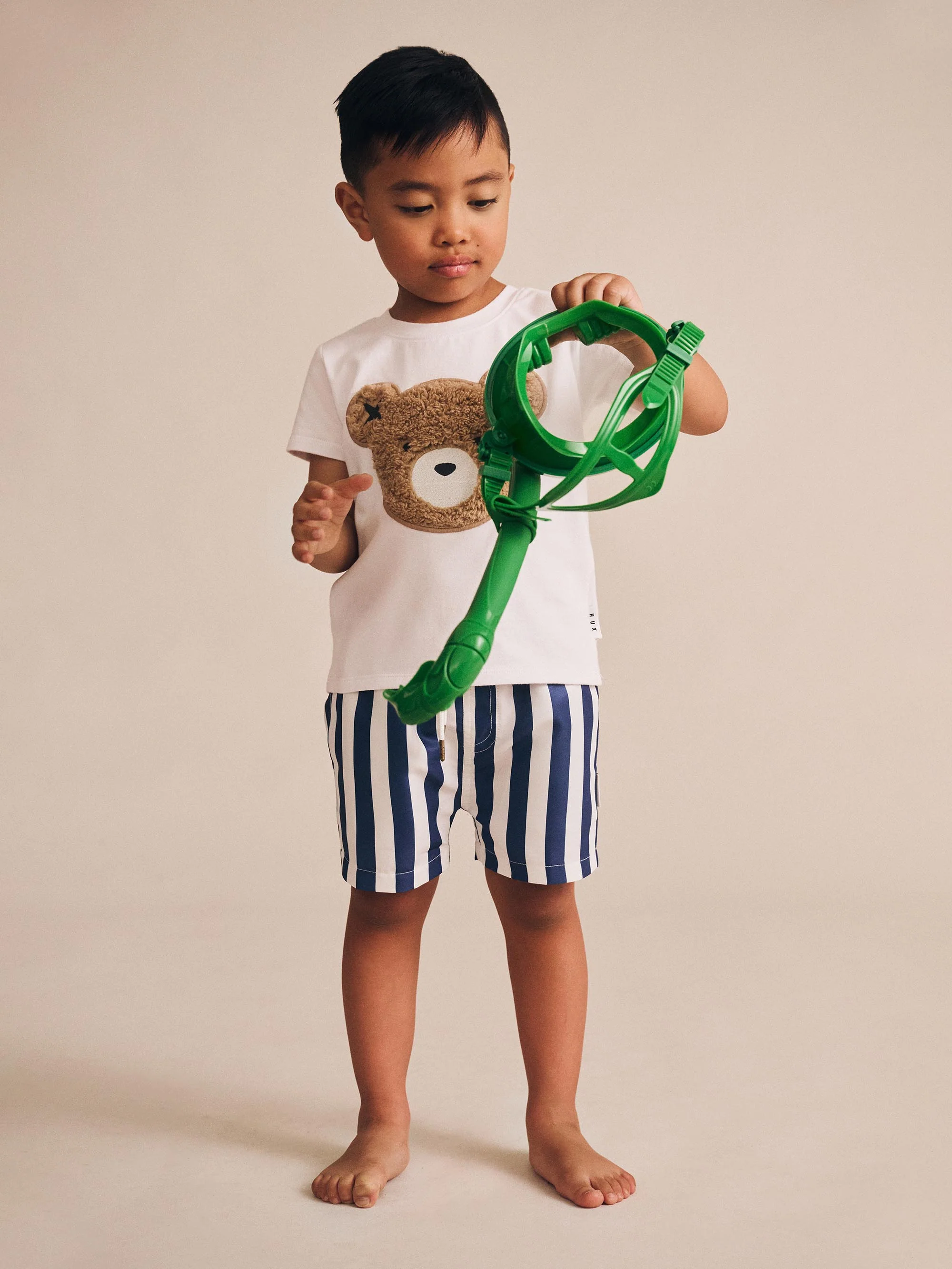 Huxbaby Furry Huxbear Crisp White Tee - Image 6