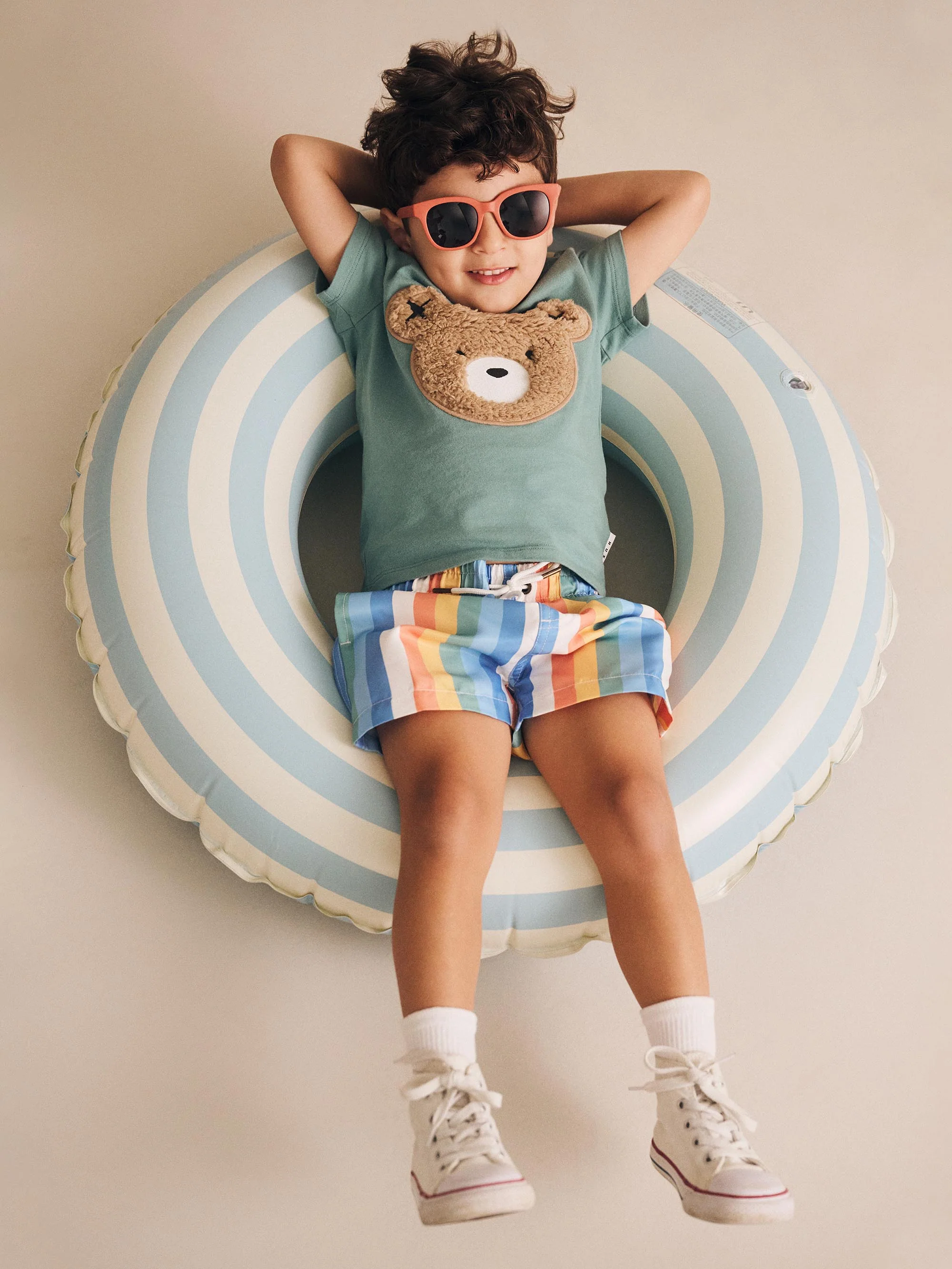 Huxbaby Furry Huxbear Green Tee - Image 2