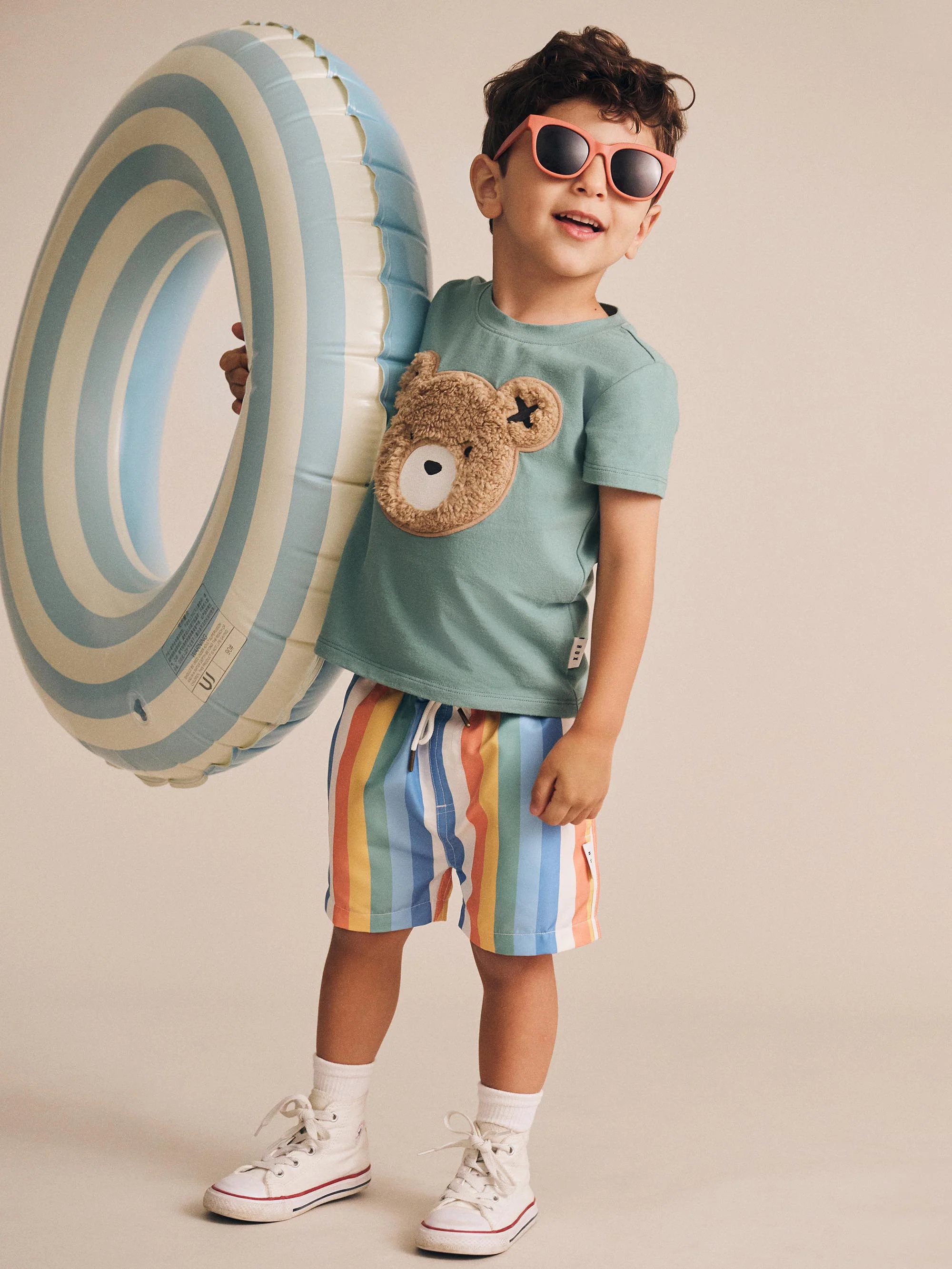 Huxbaby Furry Huxbear Green Tee - Image 3