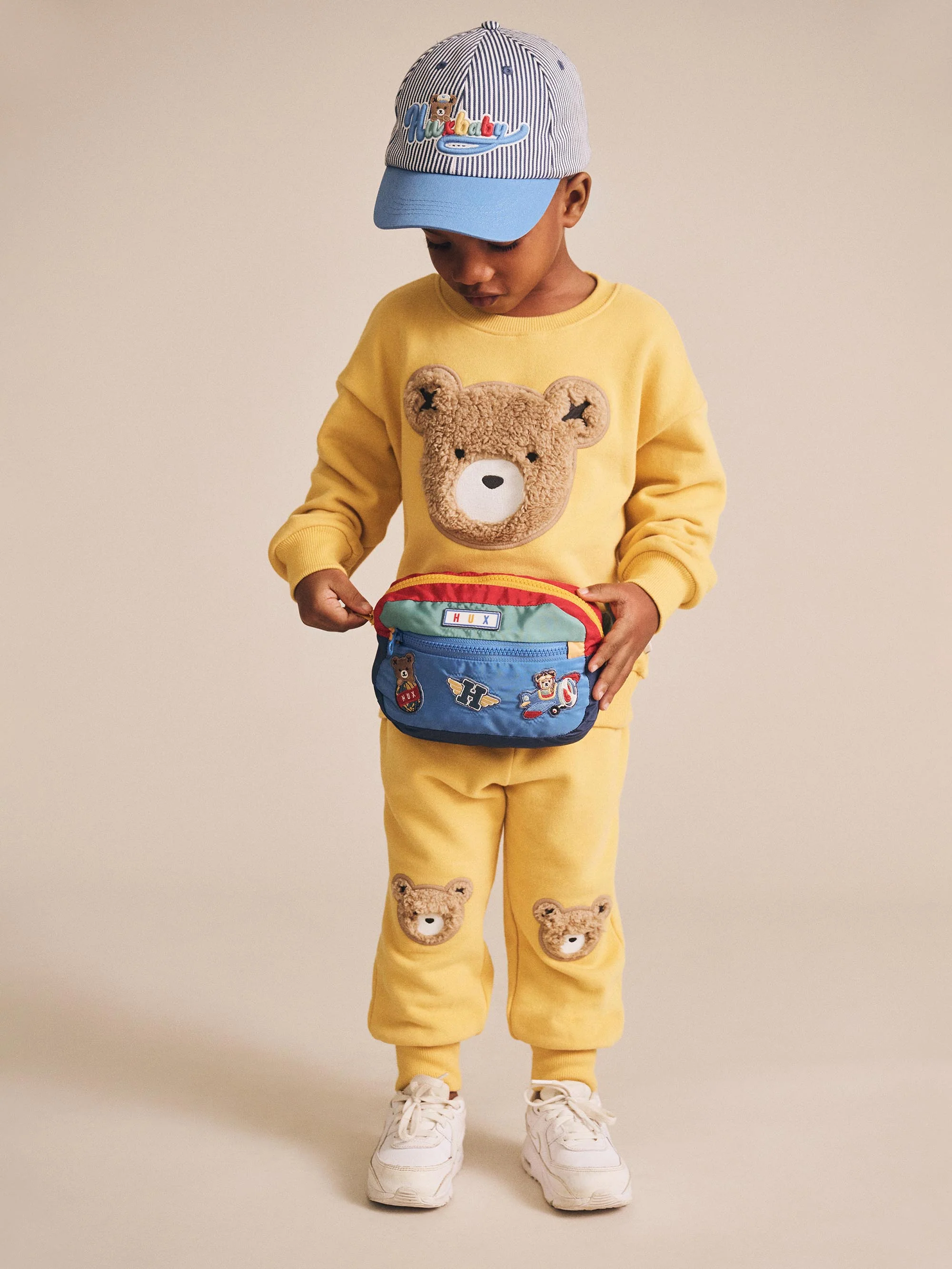 Huxbaby Furry Huxbear Track Pants Sun - Image 2