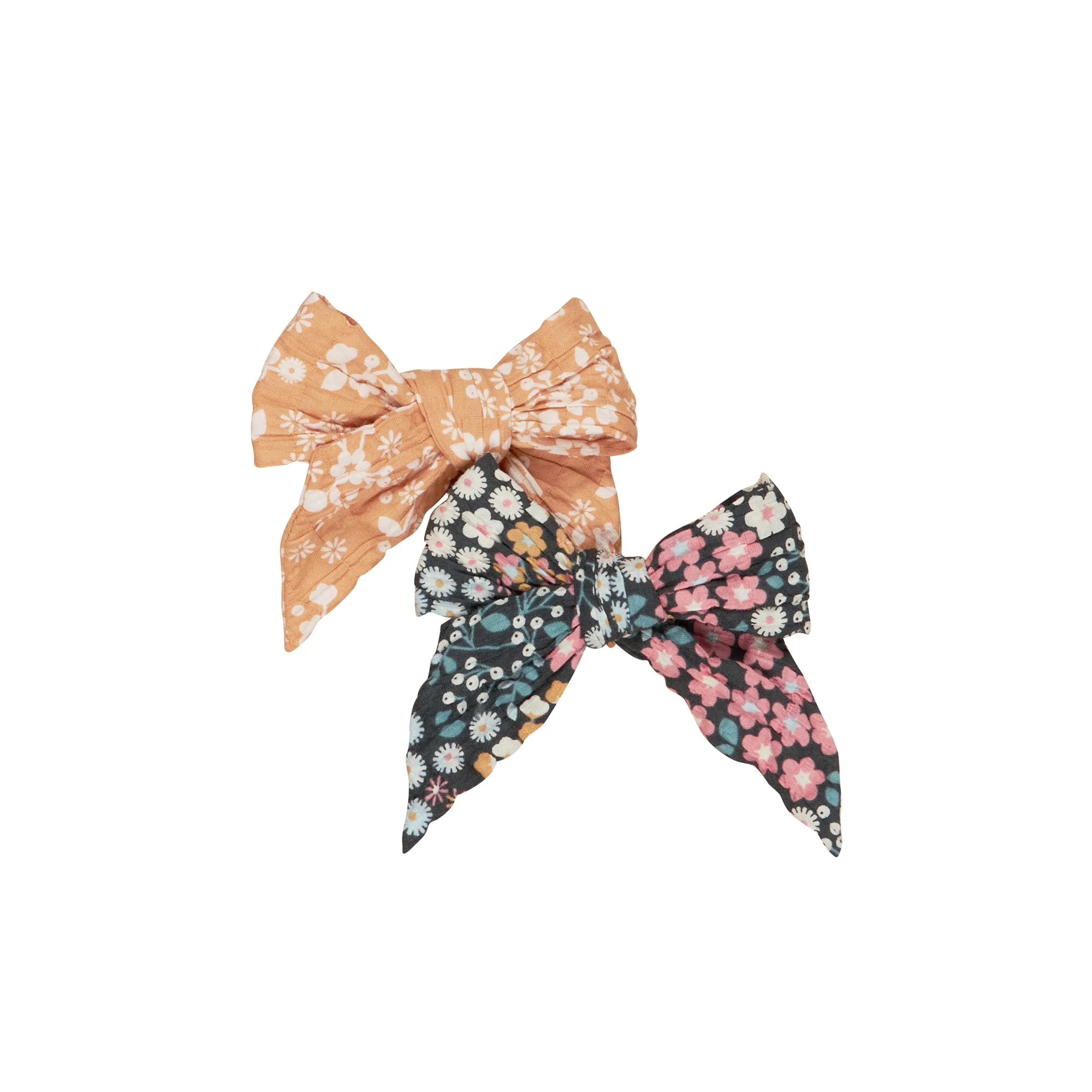 Garden Floral 2 Pack Hair Bow