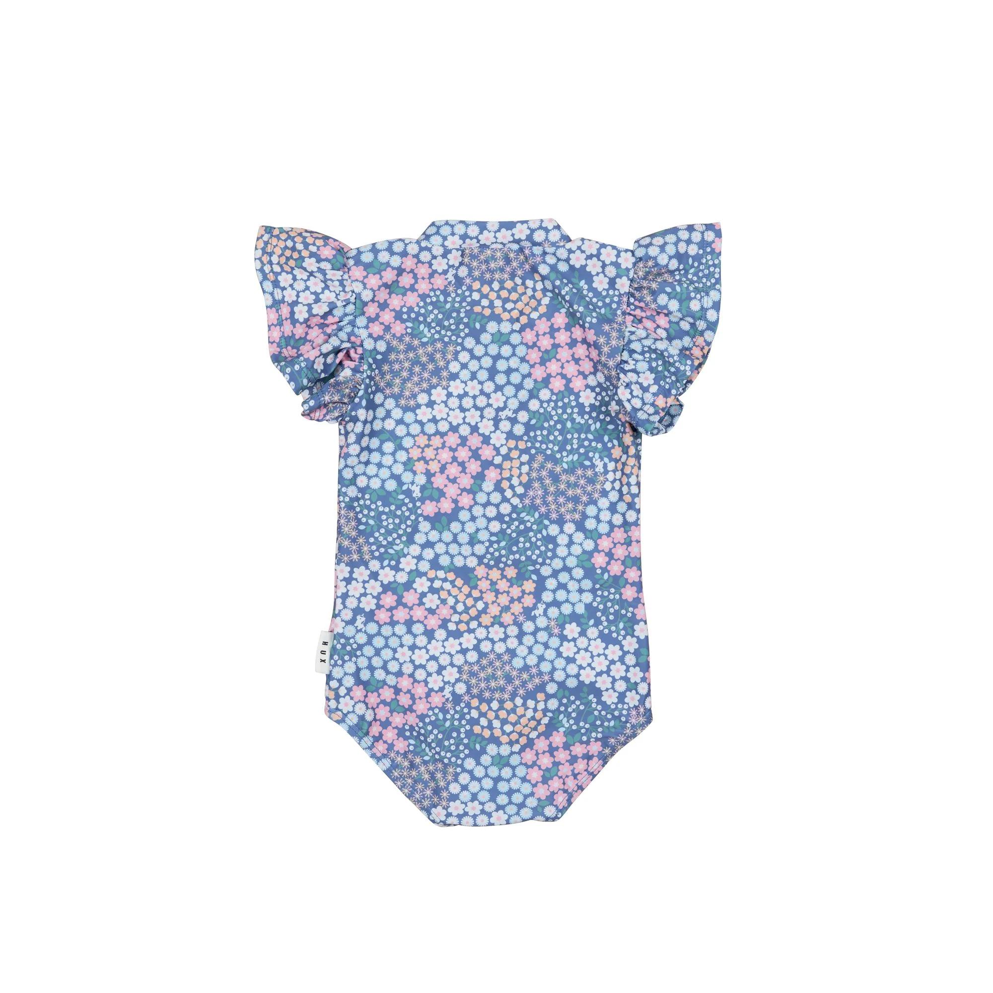 Garden Floral Frill Zip Swimsuit - Image 3