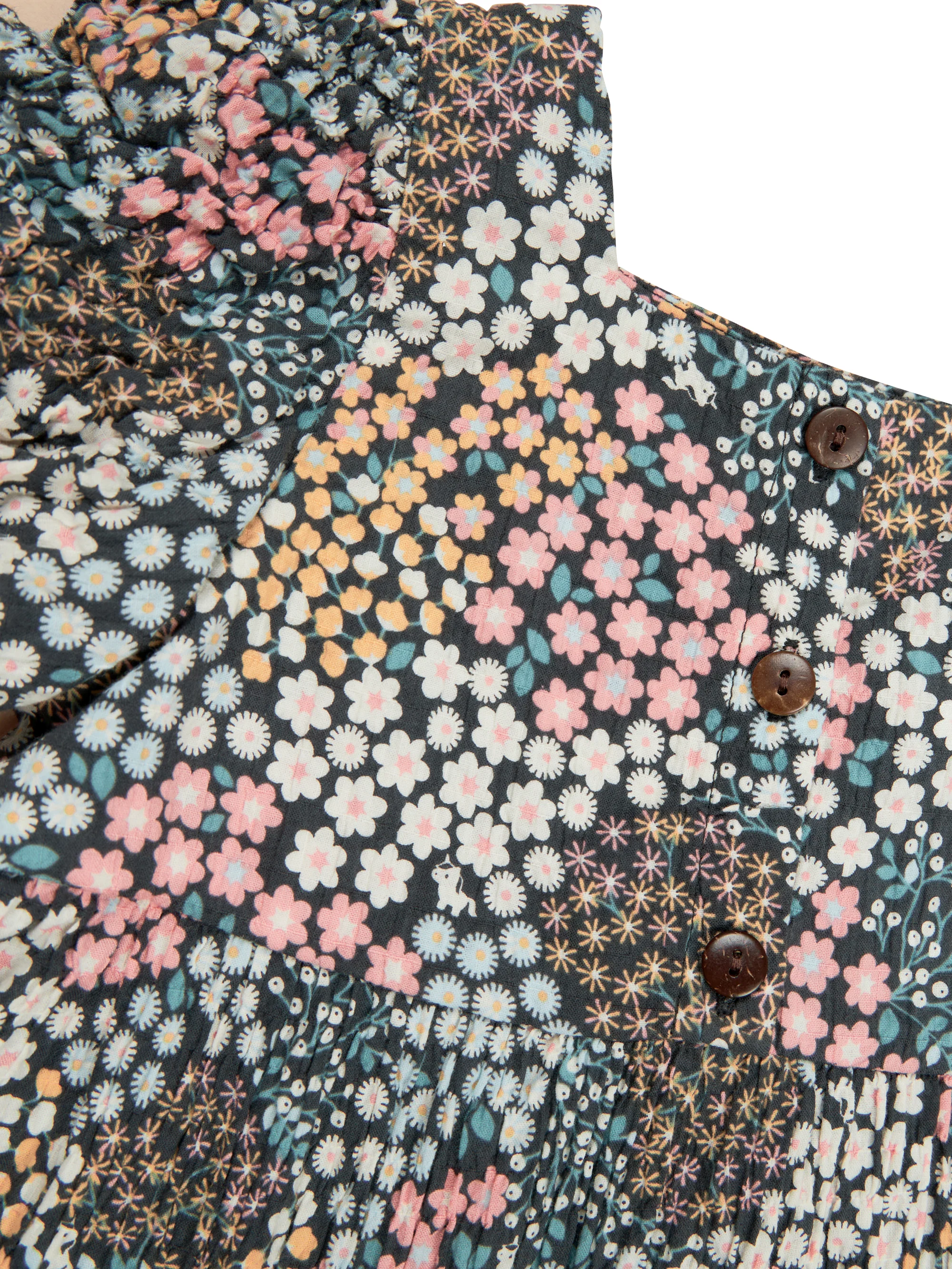 Huxbaby Garden Floral Puff Sleeve Dress - Image 3
