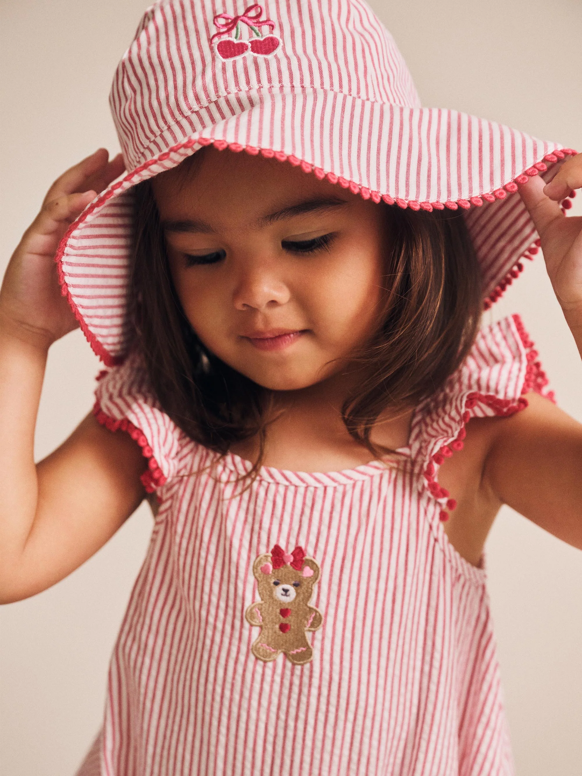 Gingerbread Frill Playsuit - Image 2