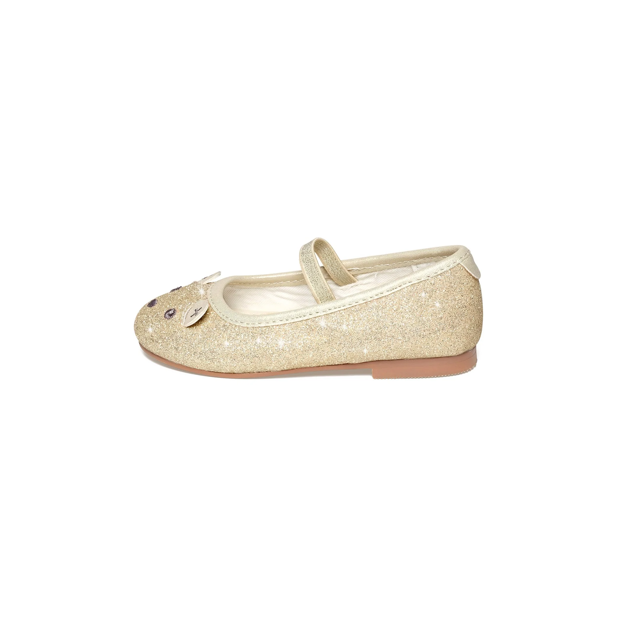 Glitter Bear Ballet Flat Gold - Image 2