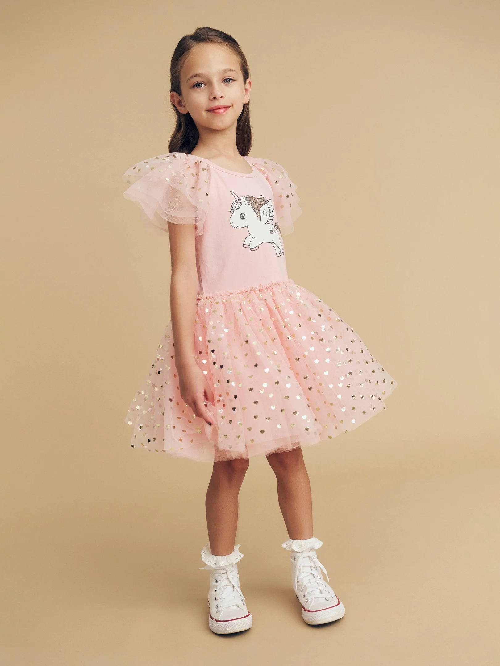 Glitter Unicorn Ballet Dress - Rosebud - Image 2