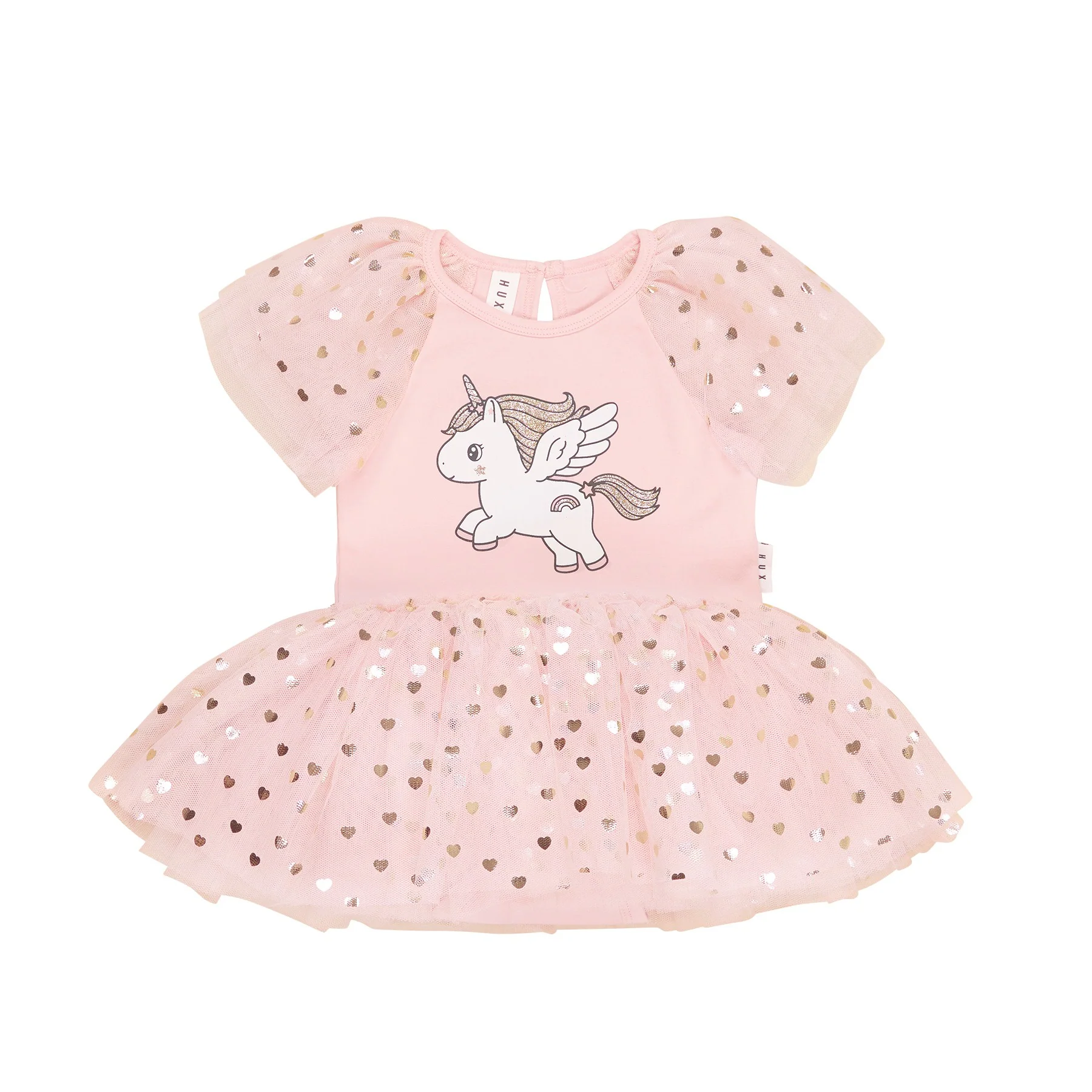Glitter Unicorn Ballet Onesie - Rosebud