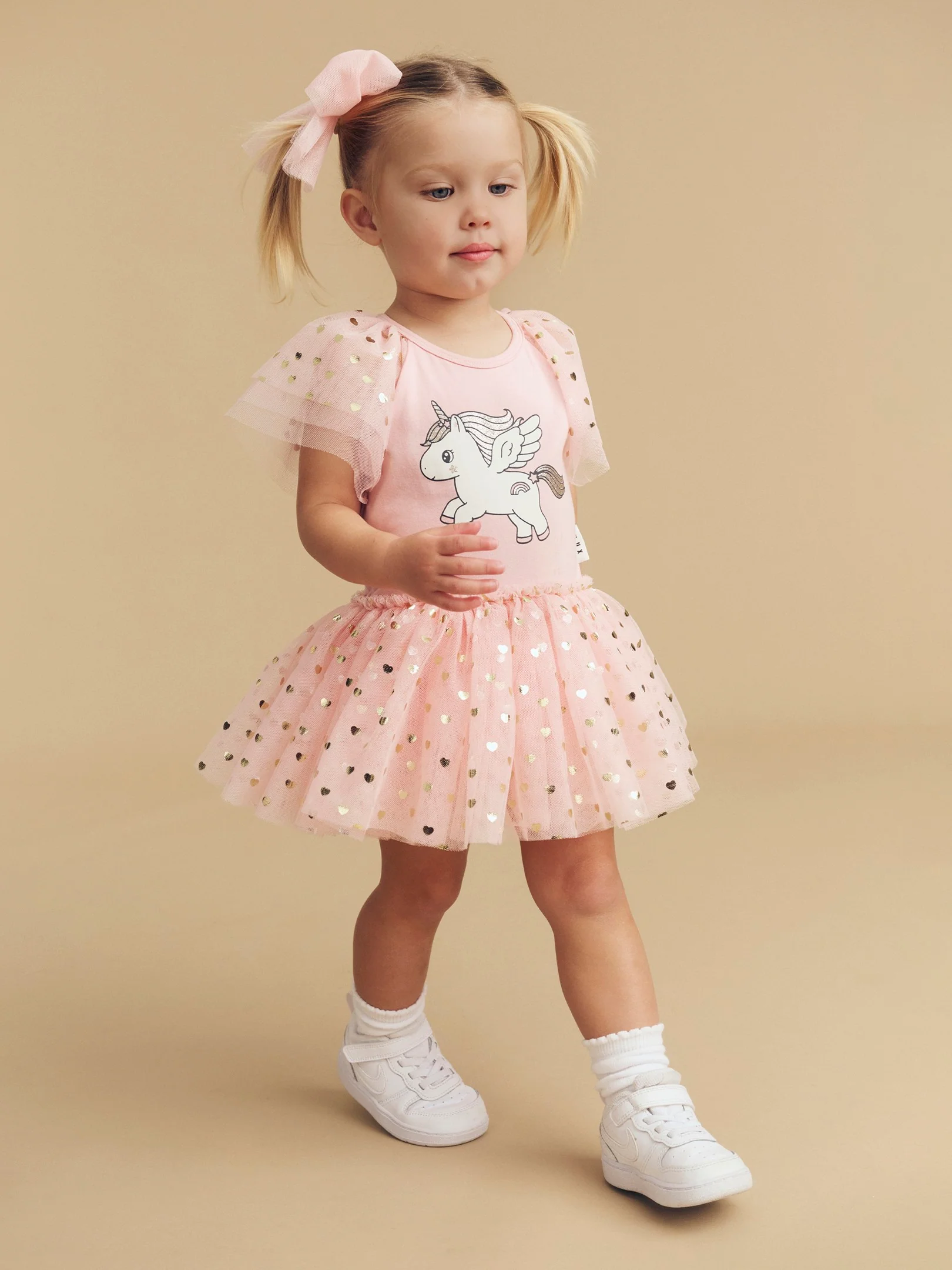 Glitter Unicorn Ballet Onesie - Rosebud - Image 2