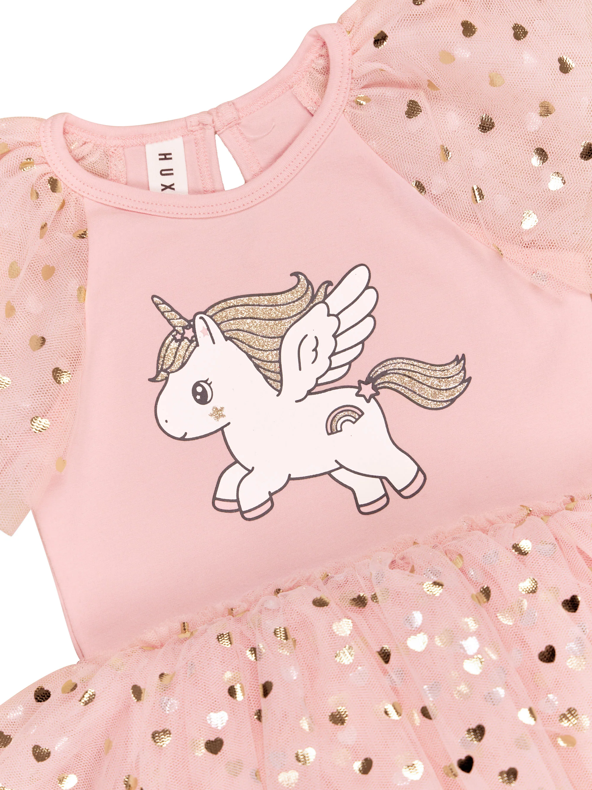 Glitter Unicorn Ballet Onesie - Rosebud - Image 4
