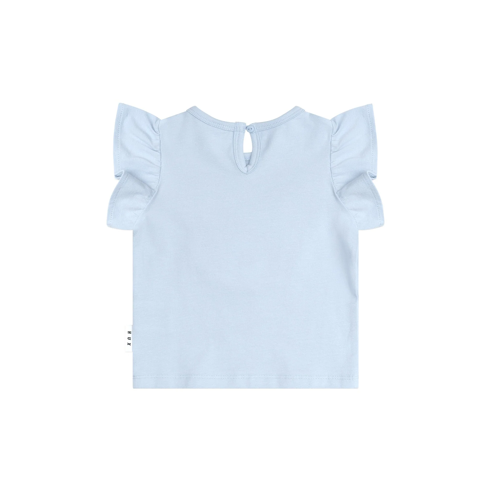 Heart Fur Bear Frill T-Shirt - Ice Water - Image 4