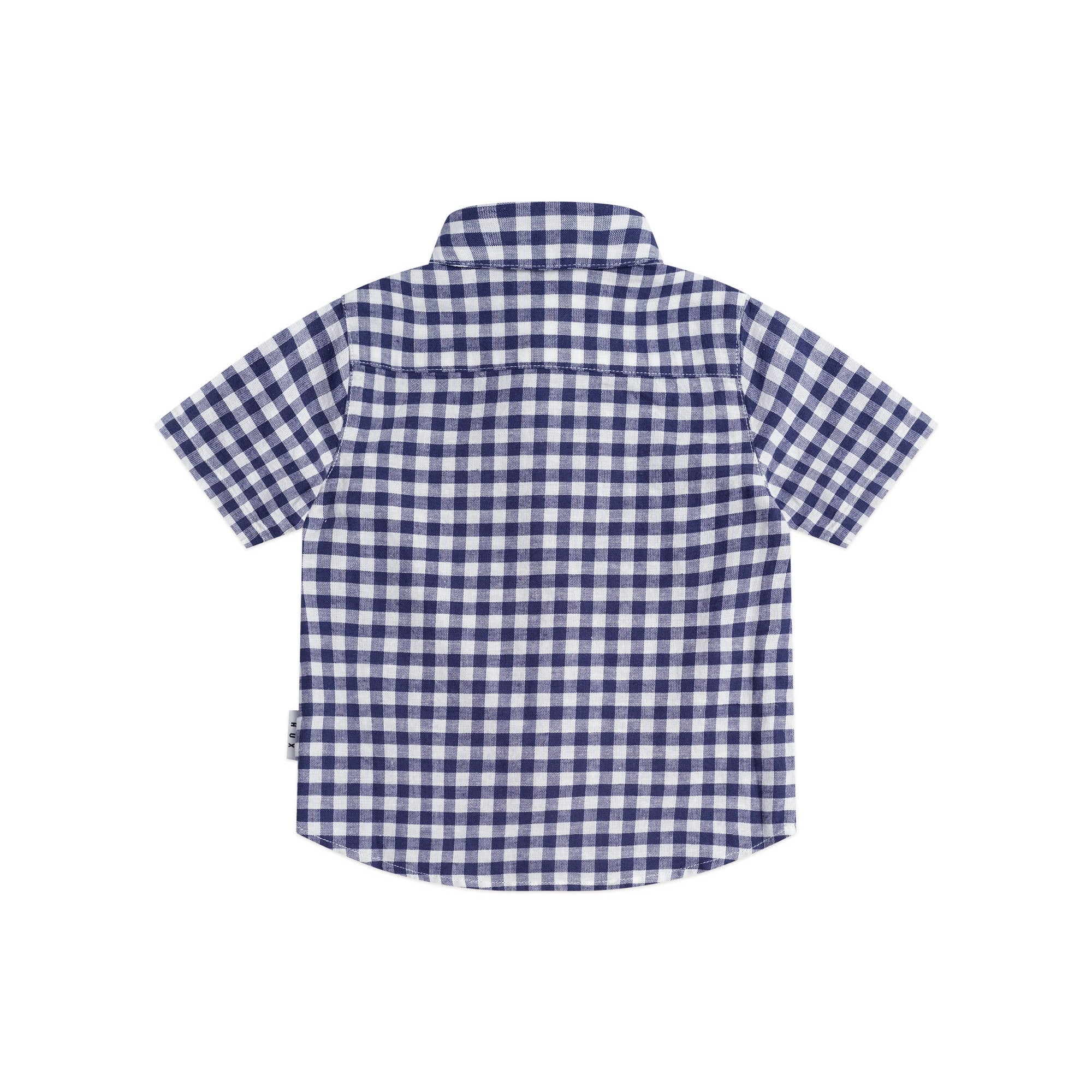 Huxbear Button Up Blue Check - Image 5