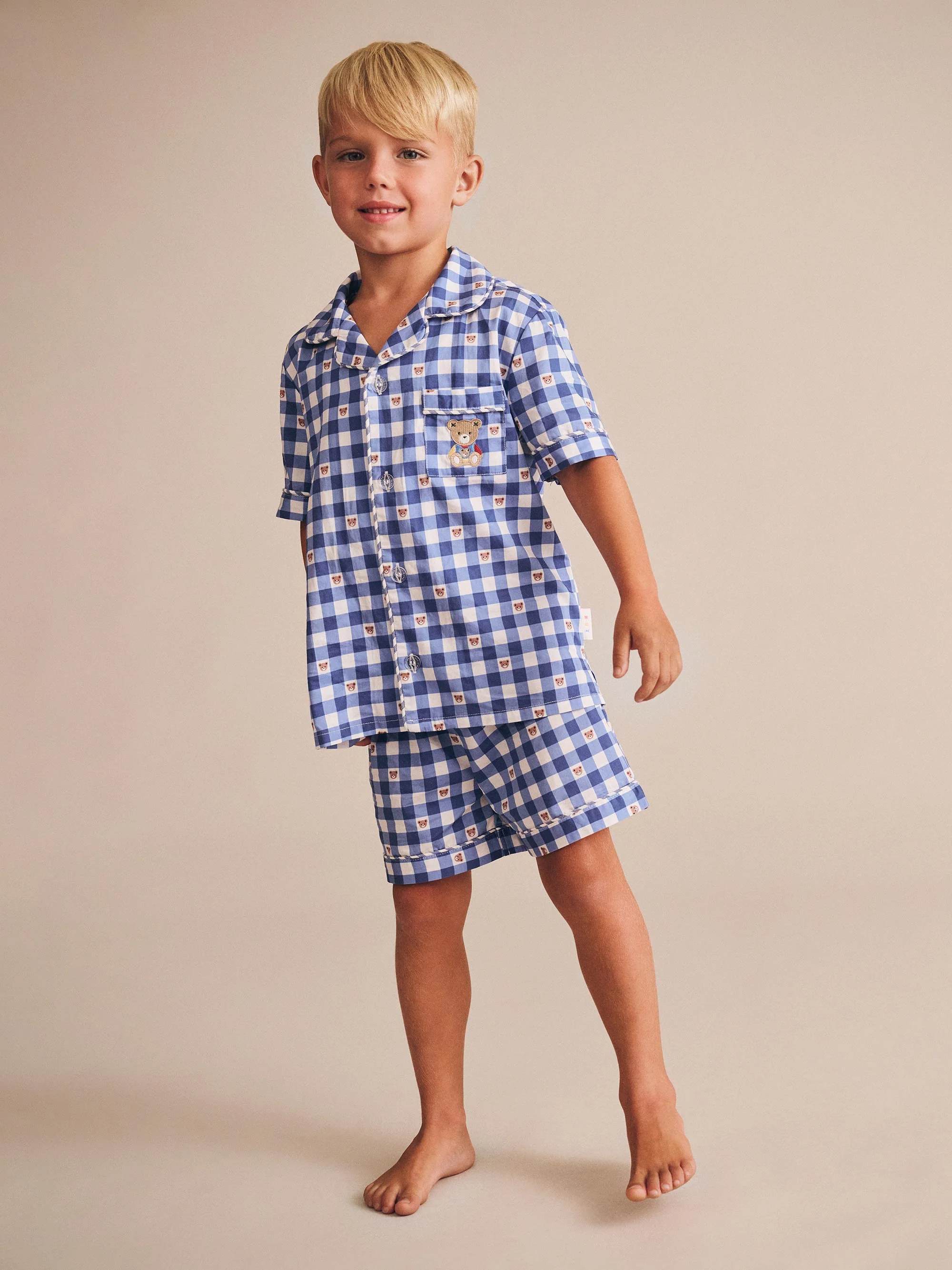 Huxbaby Huxbear Check PJs - Image 2