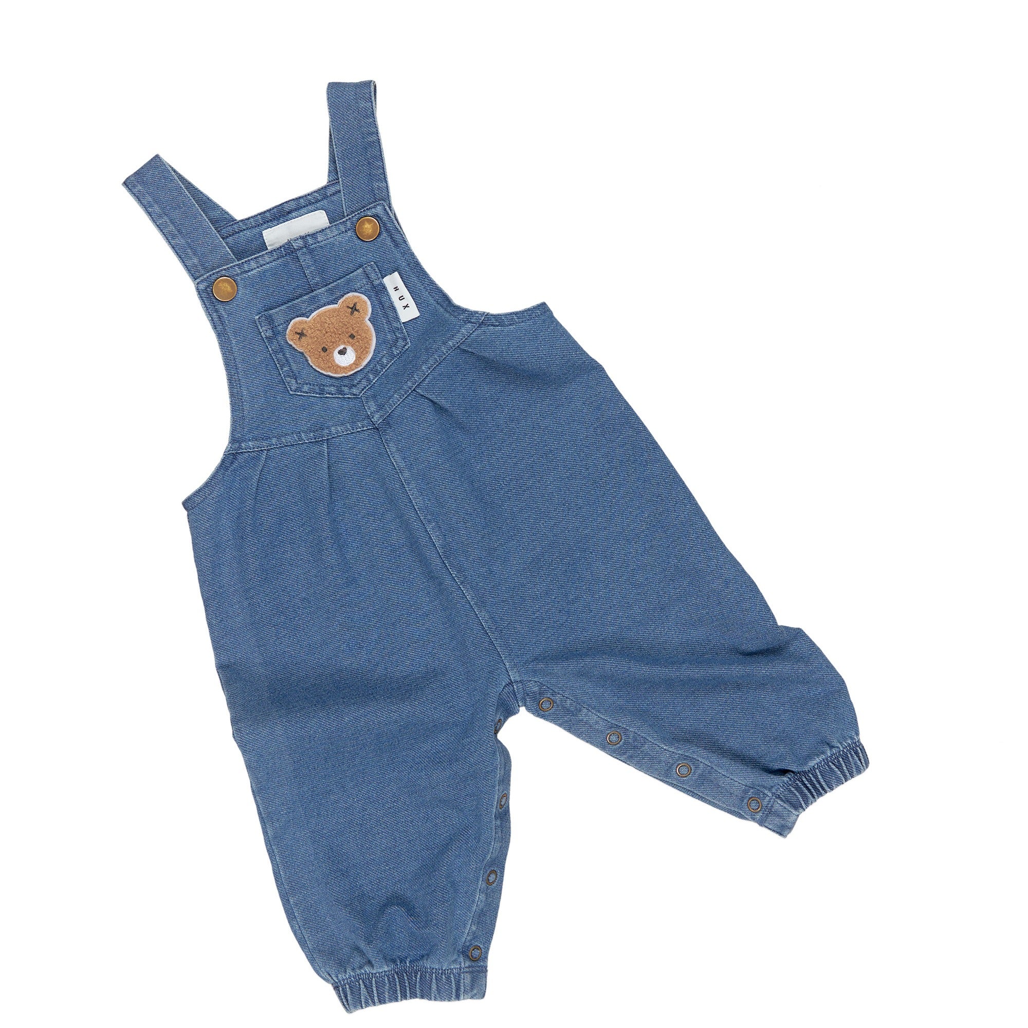 Huxbear Knit Denim Overalls - Image 4