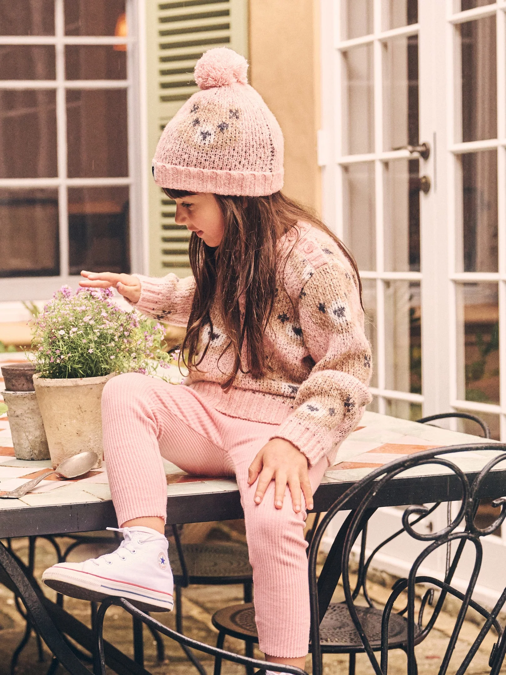 Huxbear Knit Jumper - Rosebud - Image 2