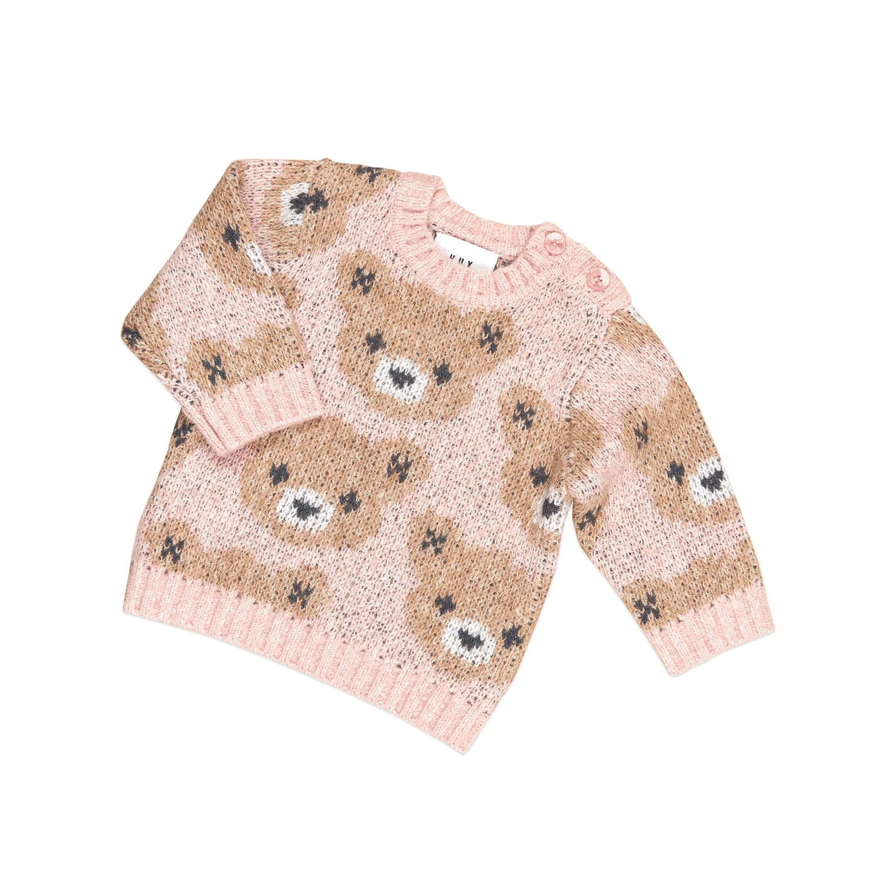 Huxbear Knit Jumper - Rosebud - Image 5