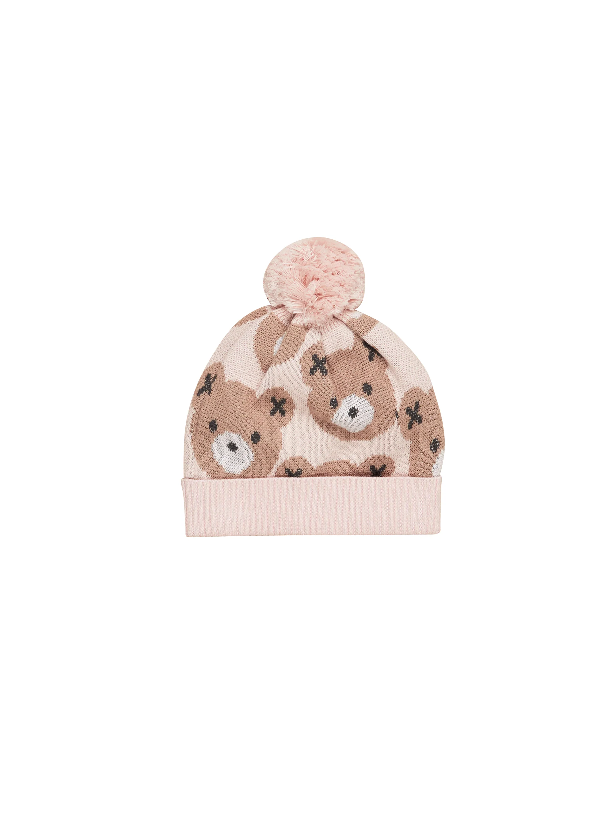 Huxbaby Huxbear Knit Beanie - Rose - Image 4